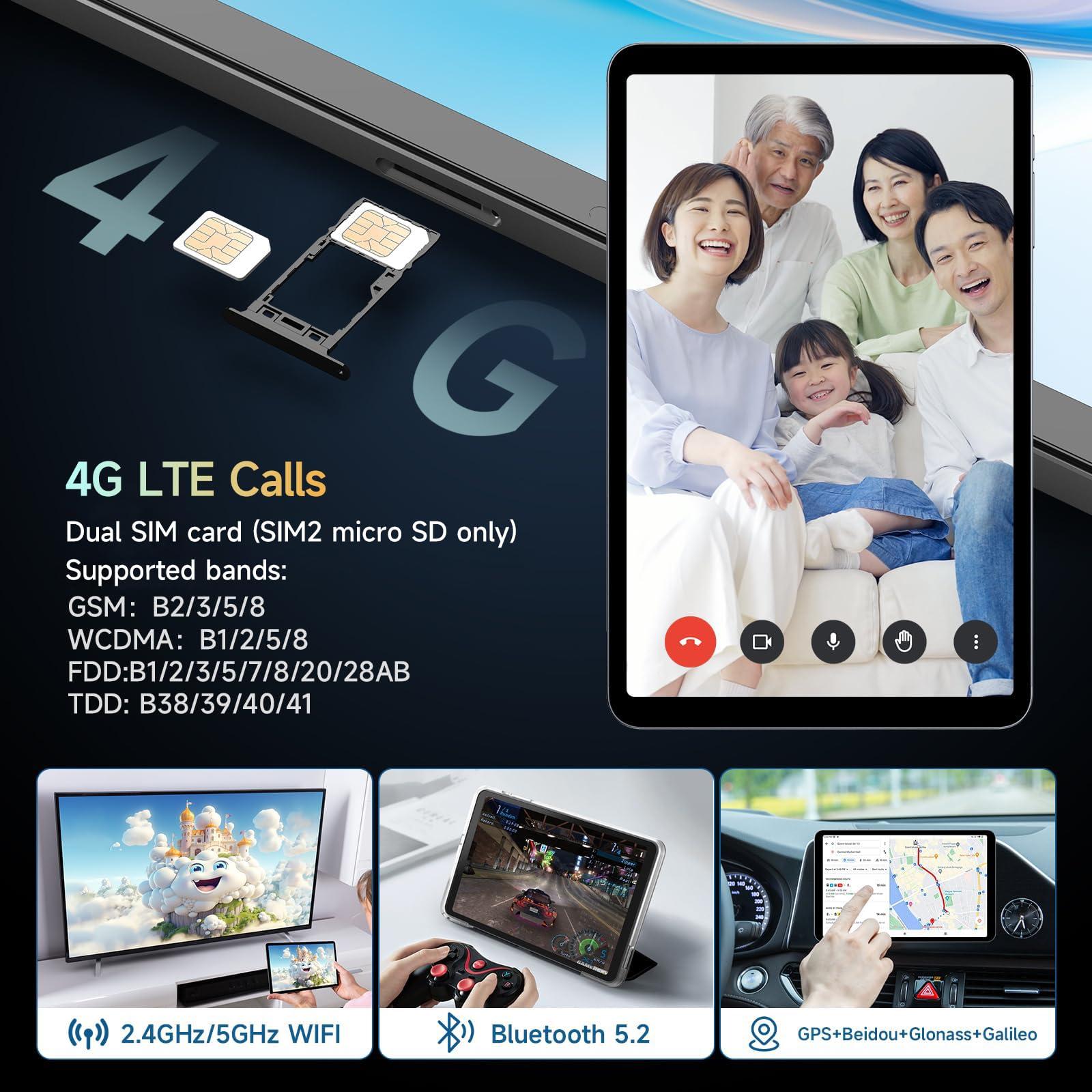 ALLDOCUBE Android 14 Tablet, 8.4 inch Helio G99 iPlay 60 Mini Pro Tablet, 16GB RAM 256GB ROM 512GB Expandable, FHD 1920x1200 Display, Widevine L1, 6050mAh, 5MP/13MP Camera, 4G LTE Bluetooth 5.2 - Image 7