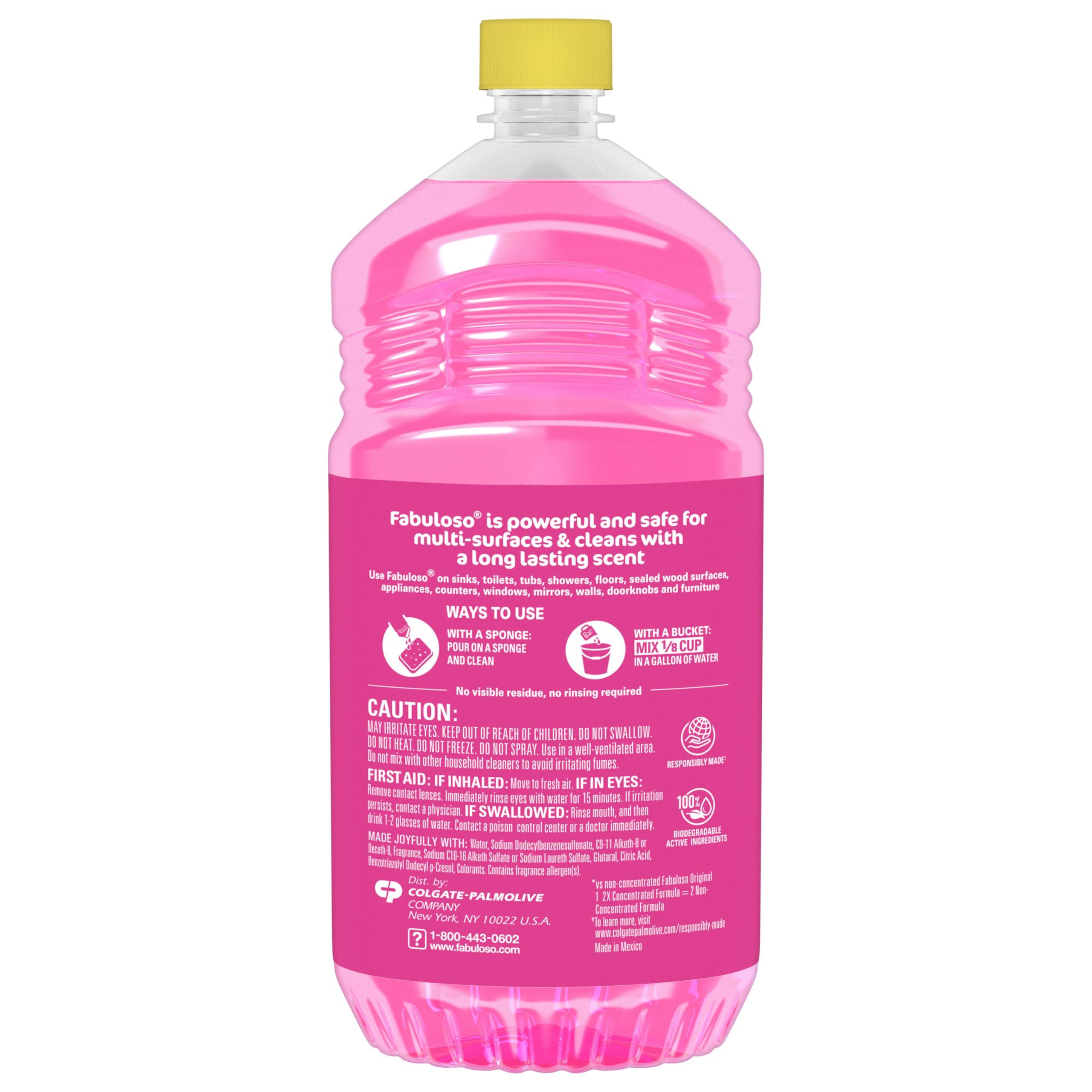 Fabuloso Multi-Purpose Cleaner & Floor Cleaner, 2X Concentrated, Watermelon Scent, 56 fluid ounces - Image 6