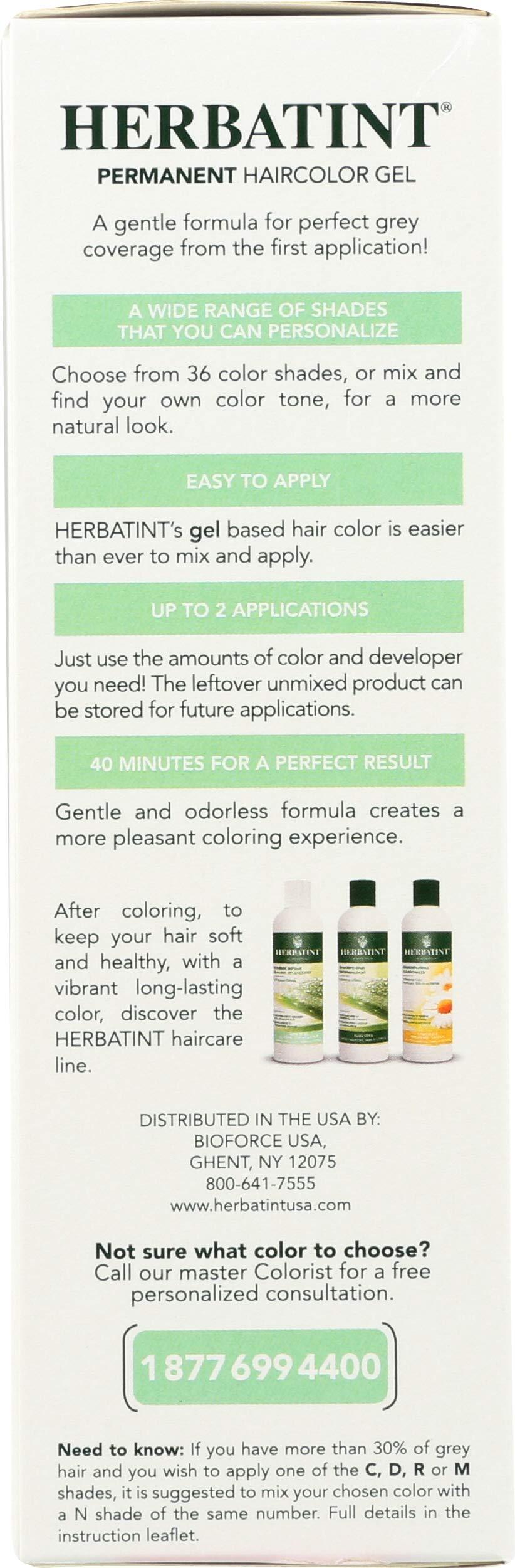 HERBATINT NATURAL HAIR COLOR Herbatint Permanent Light Copper Blonde (8R) 4 OZ - Image 5