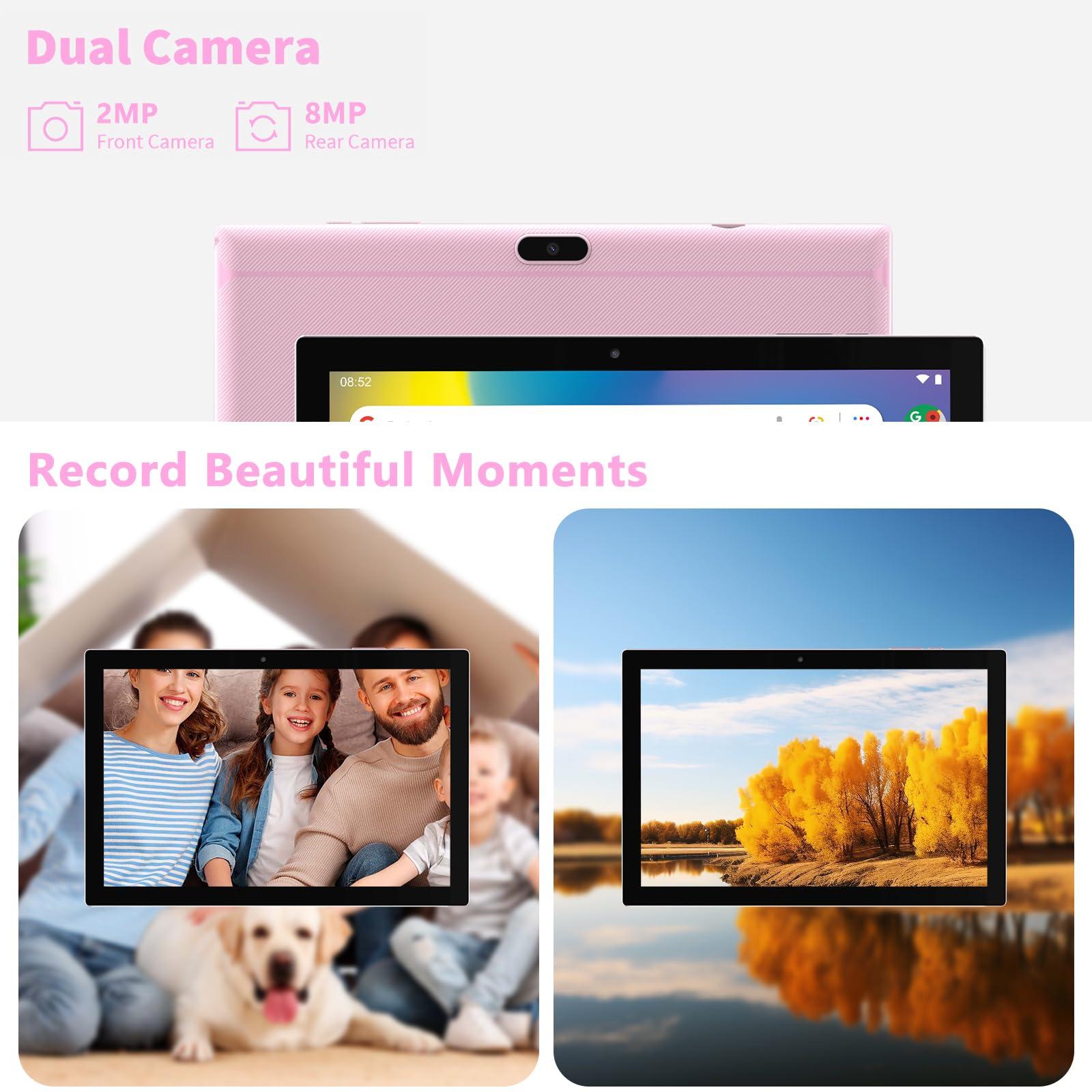 Android 15 Tablet 10 inch Tablet 2 IN 1Tablets with Keyboard Mouse Case Stylus 18GB RAM 128GB ROM 2TB Expand, Android 15(NOT GO) 10.1" IPS 6000mAh Battery Bluetooth Dual Camera 5G-WiFi Wifi6 Tablets. - Image 6
