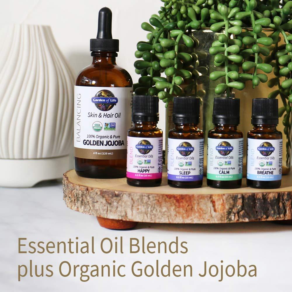 Garden of Life Jojoba Oil 100% Organic & Pure Golden Jojoba Oil for Hair, Skin and Face - Cold Pressed Jojoba Body Oil, Massage, or Use as a Carrier Oil for Making Lip Balms & Body Butters, 4 fl oz - Image 7
