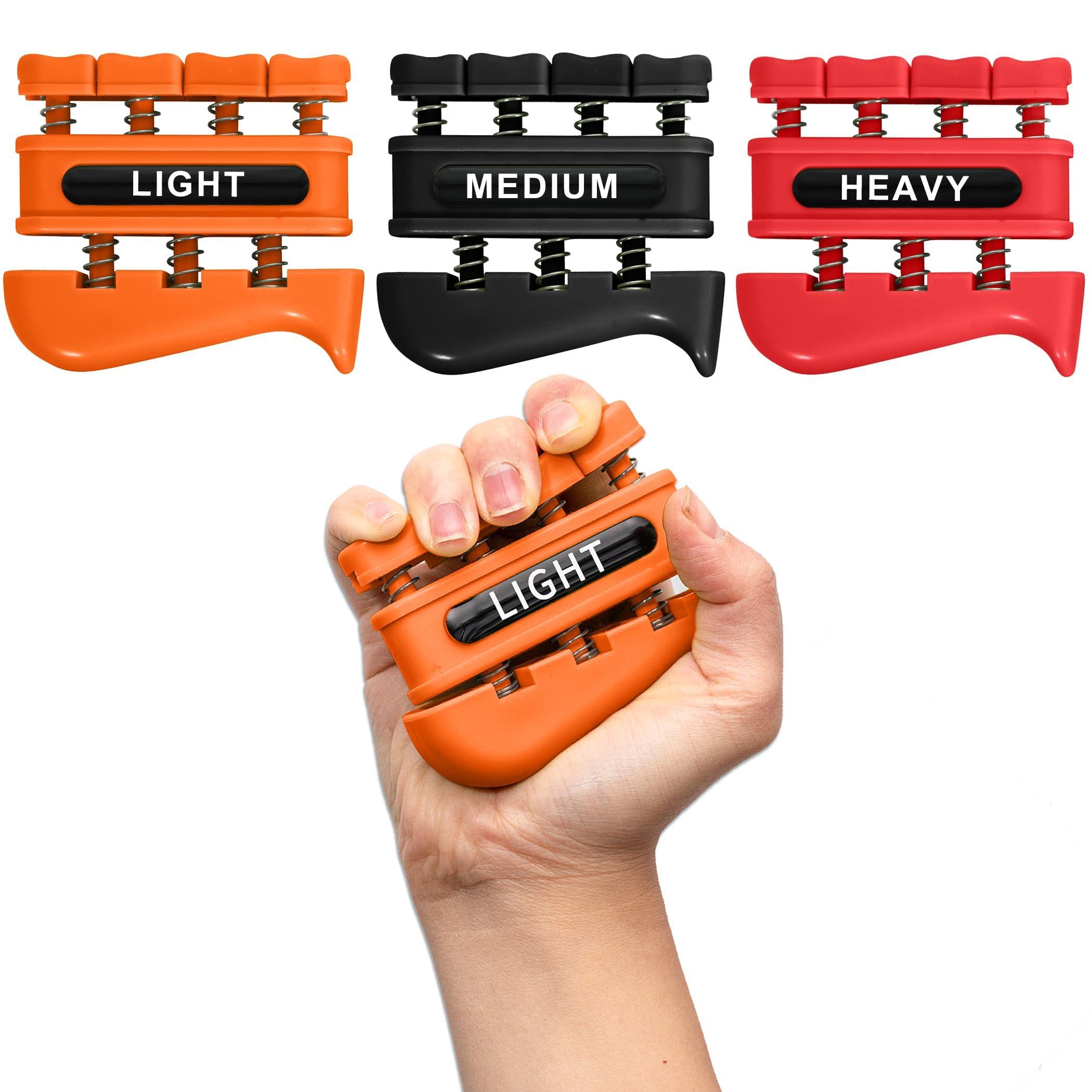 DICYWUDI Grip Strength Trainer, Finger Strength Trainer for Grip Strength Training for Fingers, Wrists, and Hands for Home, Office, Gym, Climbing, Athletes, Musicians, and Therapy