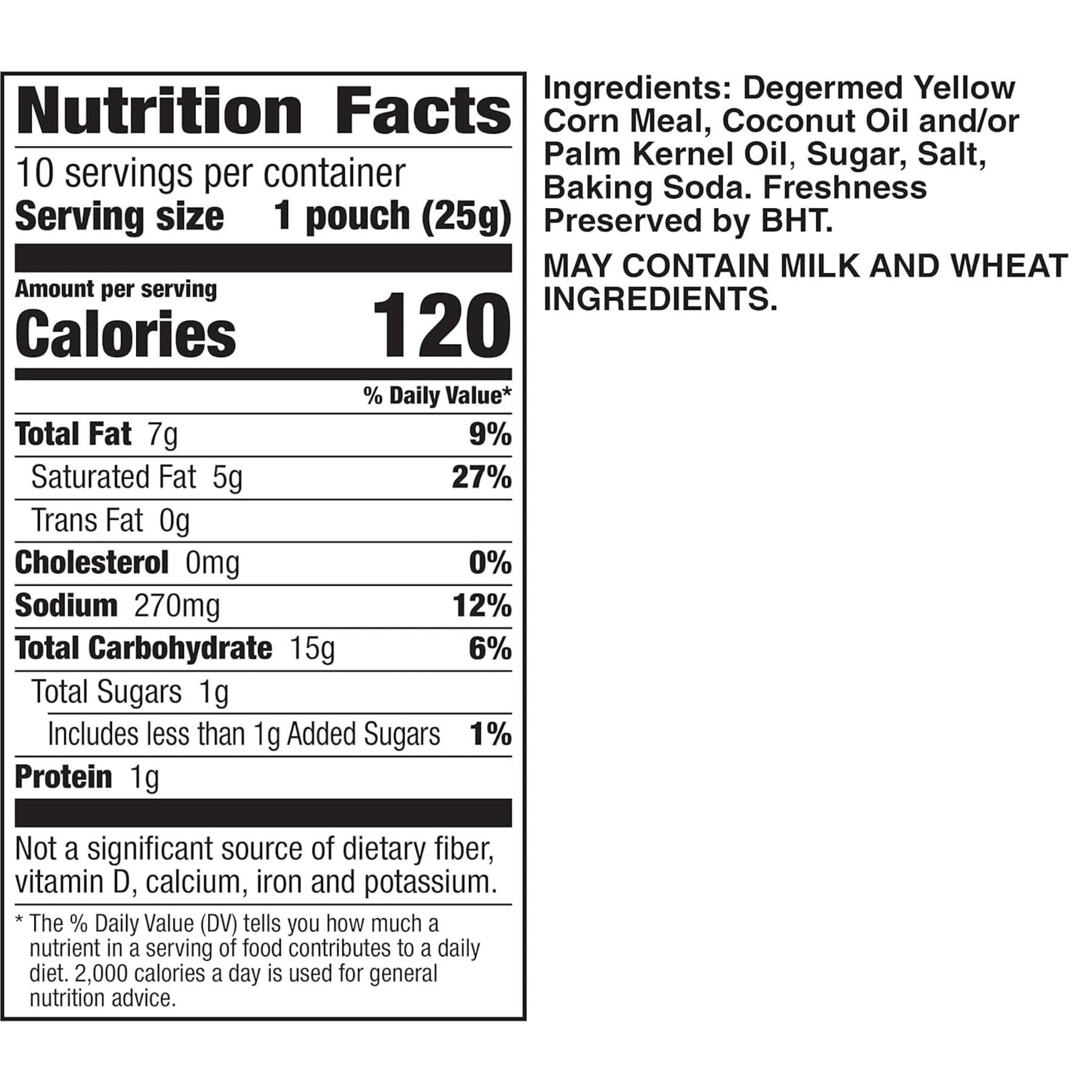 Bugles Original Crispy Corn Snacks, Snack Bags Multipack, 10 Ct, 8.75 oz - Image 2