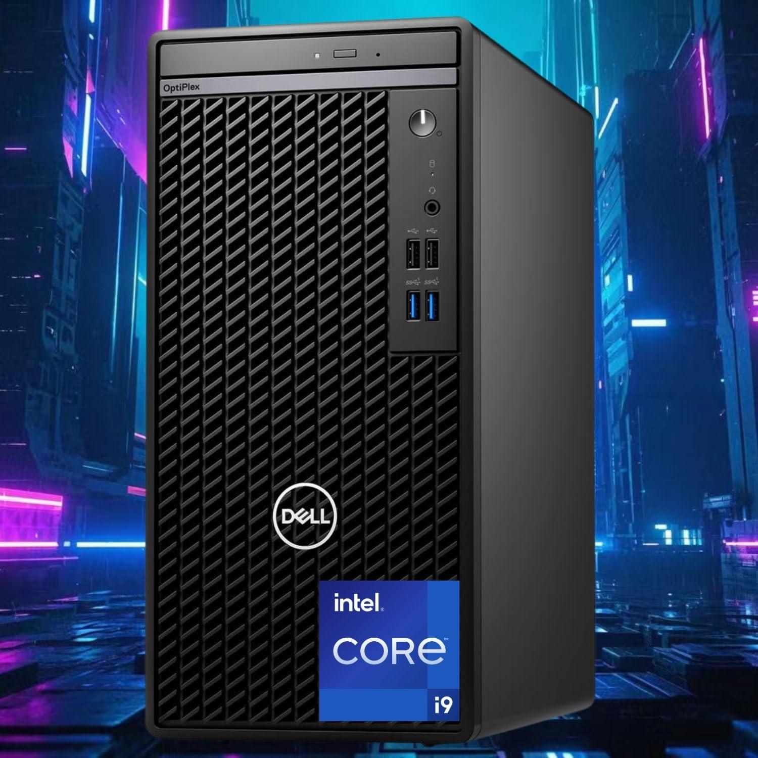 Dell Optiplex 7010 Tower Business Desktop, Intel i9-12900K Processor (up to 5.0 GHz), Intel UHD 770 Graphics, 64GB RAM, 2TB PCIe SSD, DVD-RW, DP Port, HDMI, Wi-Fi + Bluetooth, Windows 11 Pro