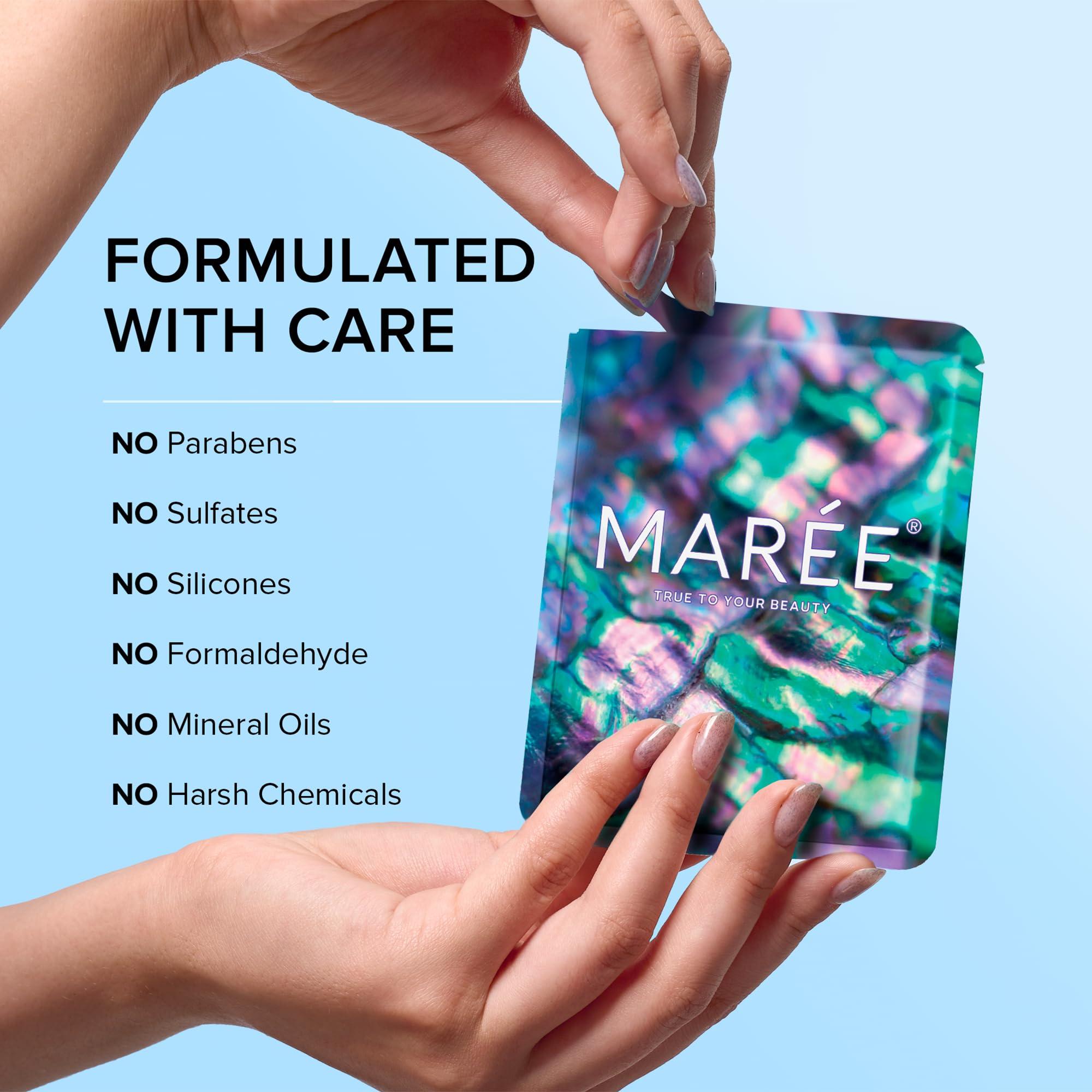 MAREE Eye Gels - Under Eye Patches for Puffy Eyes and Dark Circles with Natural Marine Collagen & Hyaluronic Acid - Anti-Aging Masks for Face to Soothe Puffiness - Image 6