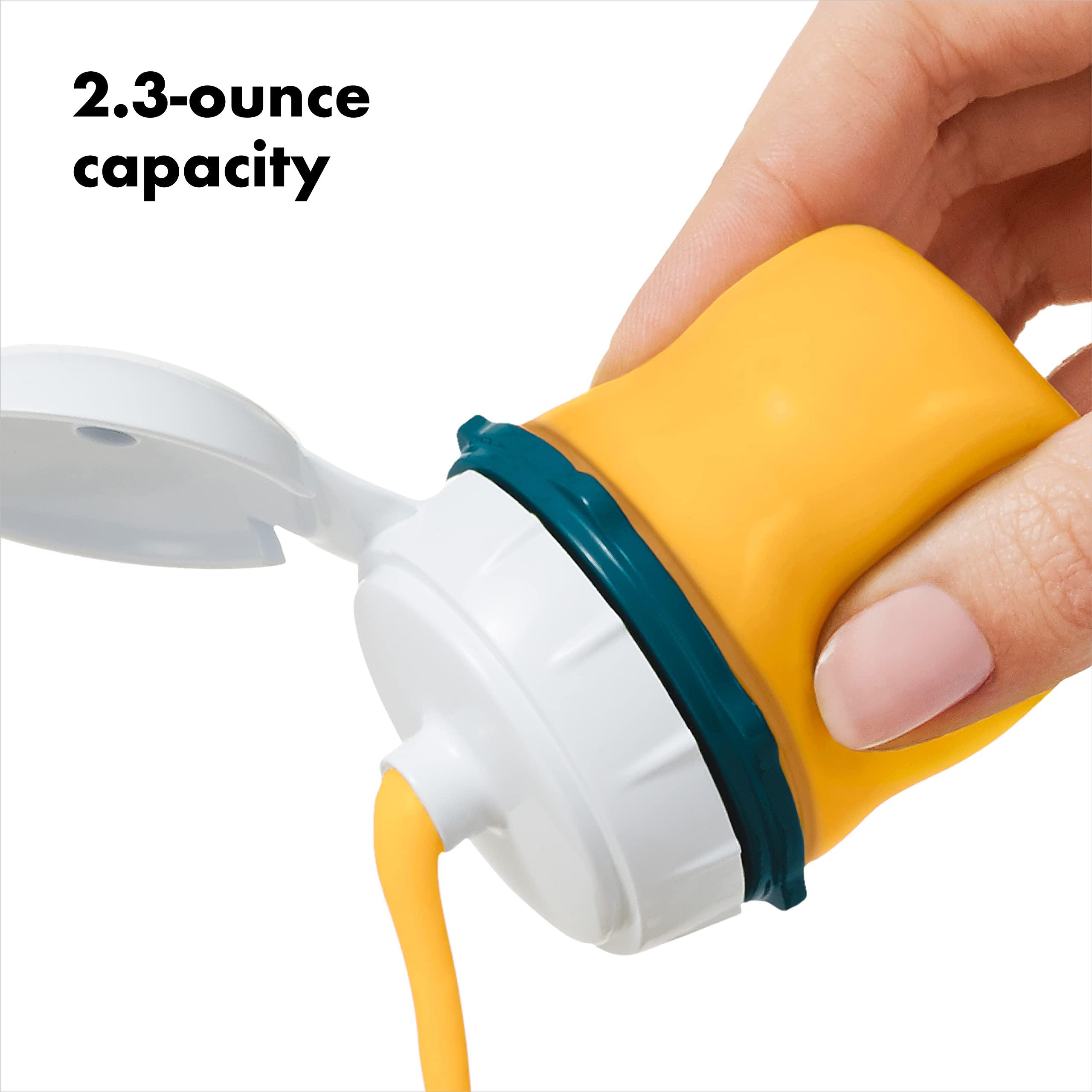 OXO Good Grips Prep & Go Leakproof Silicone Squeeze Bottle, White - Image 6