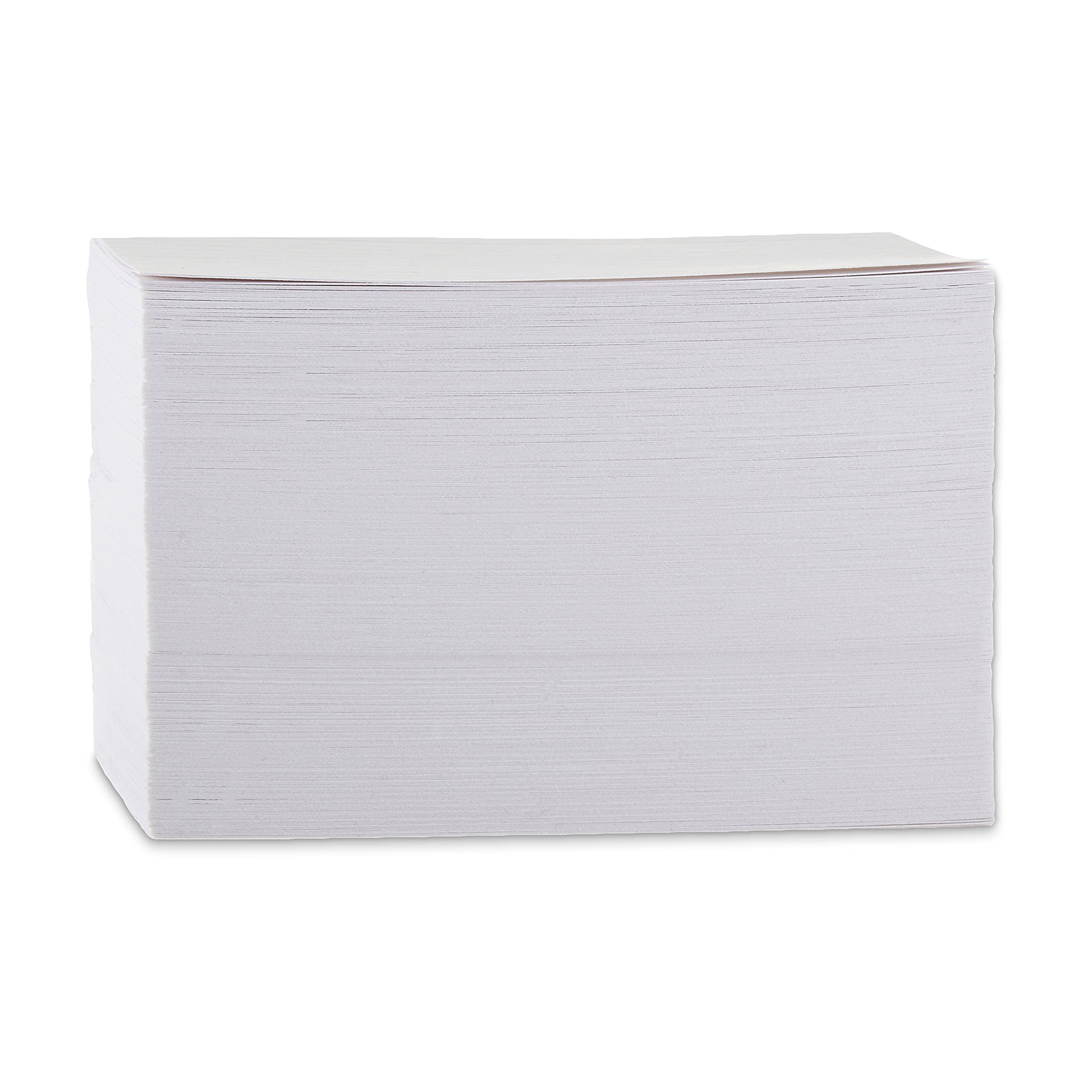 Amazon Basics Paper Flash Cards, Ruled Index Note Cards, Heavy Weight, White, 3 x 5 Inch Card, 300 Count, 100 Pack of 3 - Image 6