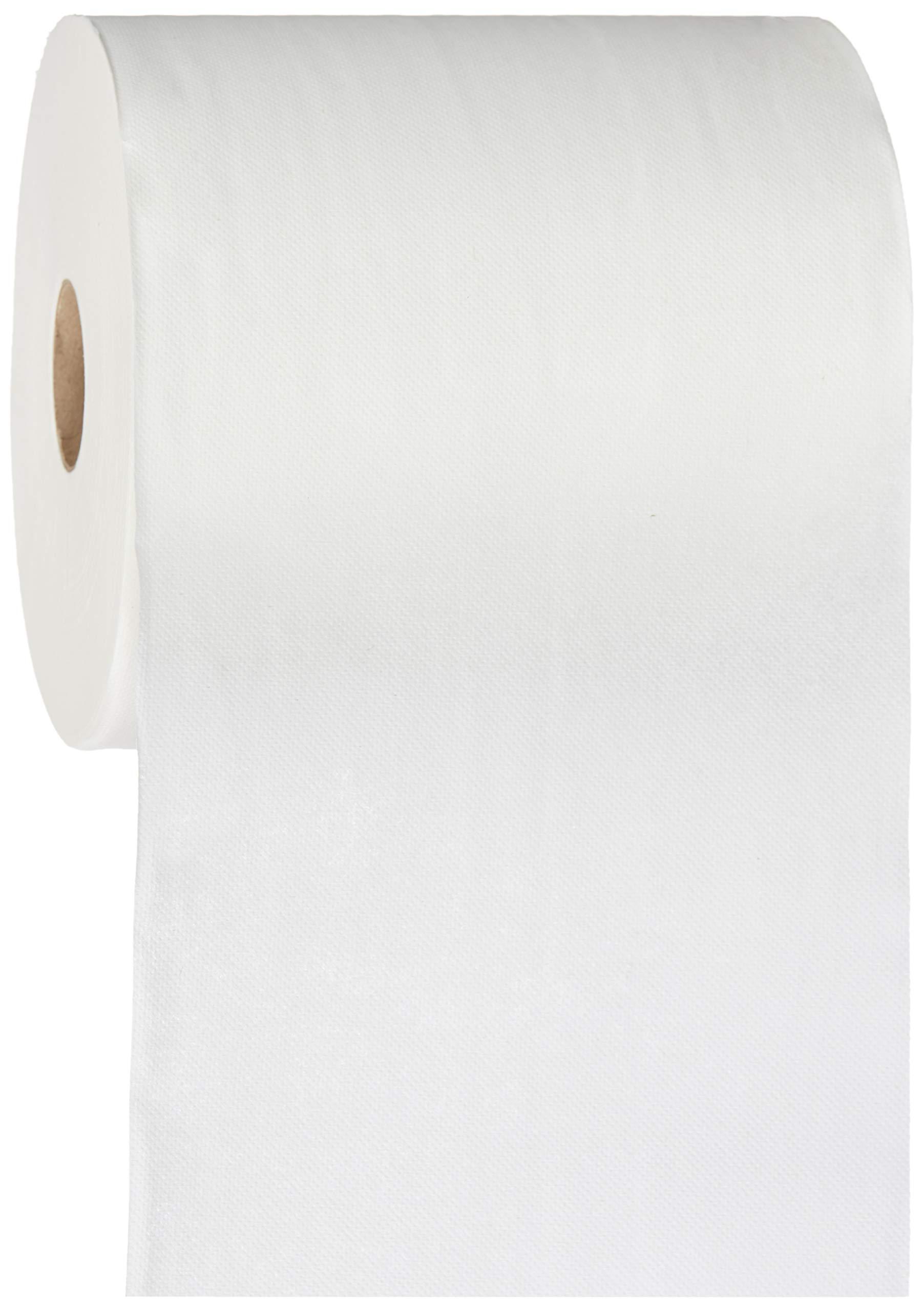 AmazonCommercial 1-Ply White Hardwound Paper Towels (416970)|Bulk for Business |High Capacity Roll |Compatible with Universal Dispensers|FSC Certified |800 feet per Roll (6 Rolls) - Image 2
