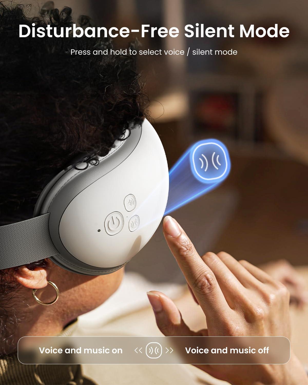 RENPHO Eyeris 1 Eye Massager with Heat, Birthday Gifts Eye Mask for Mom Dad Women Men Her Him, FSA HSA Eligible Smart Sleep Mask for Relax, Reduce Strain - Image 7