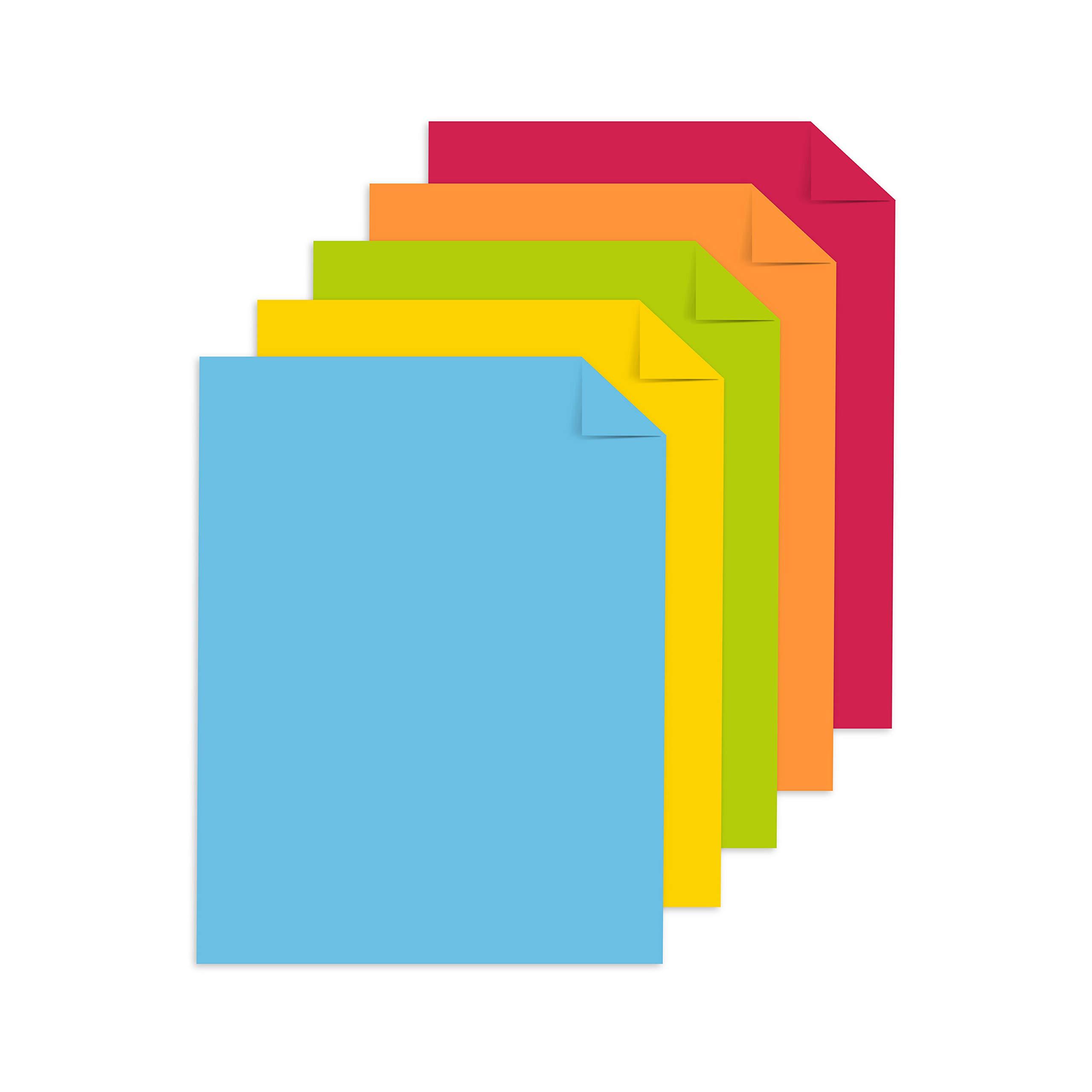 Astrobrights Mega Collection, Colored Paper,"Classic" 5-Color Assortment, 625 Sheets, 24 lb/89 gsm, 8.5" x 11" - MORE SHEETS! (91623) - Image 4