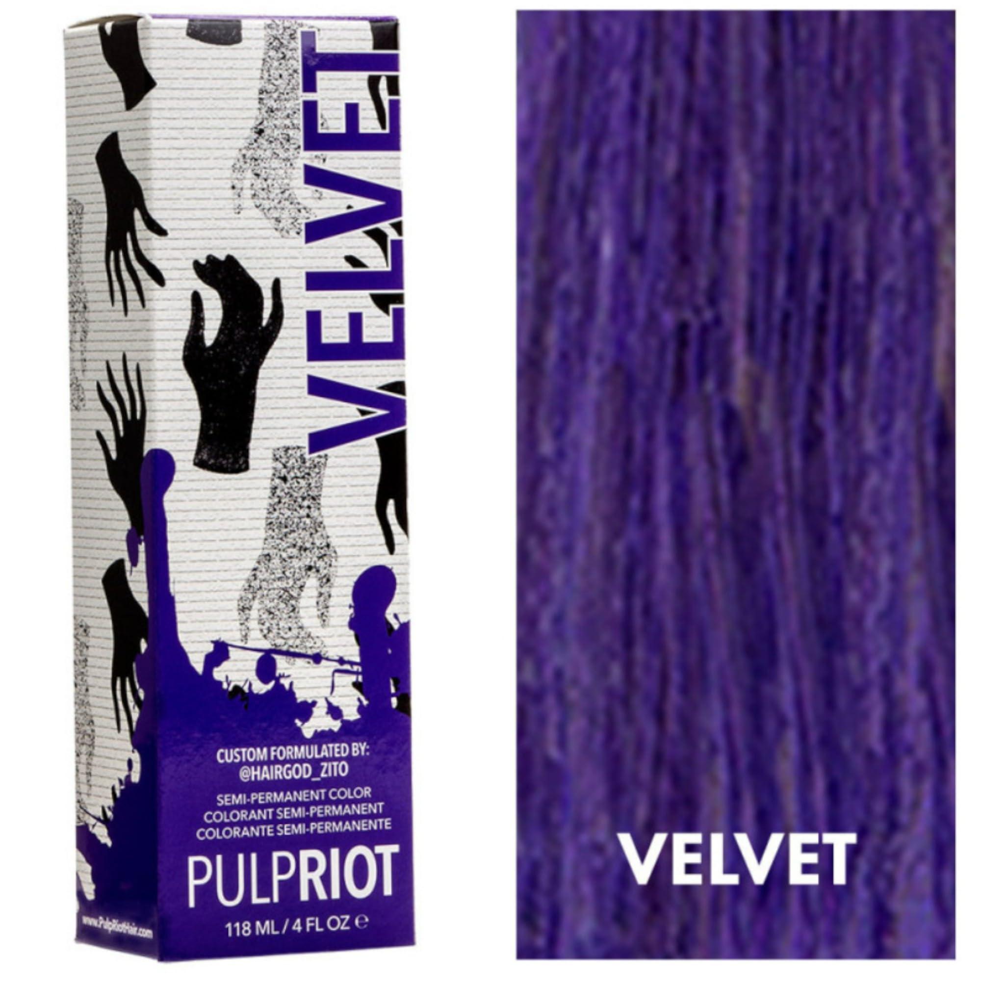 Pulp Riot Semi-Permanent Hair Color 4oz- Velvet - Image 1