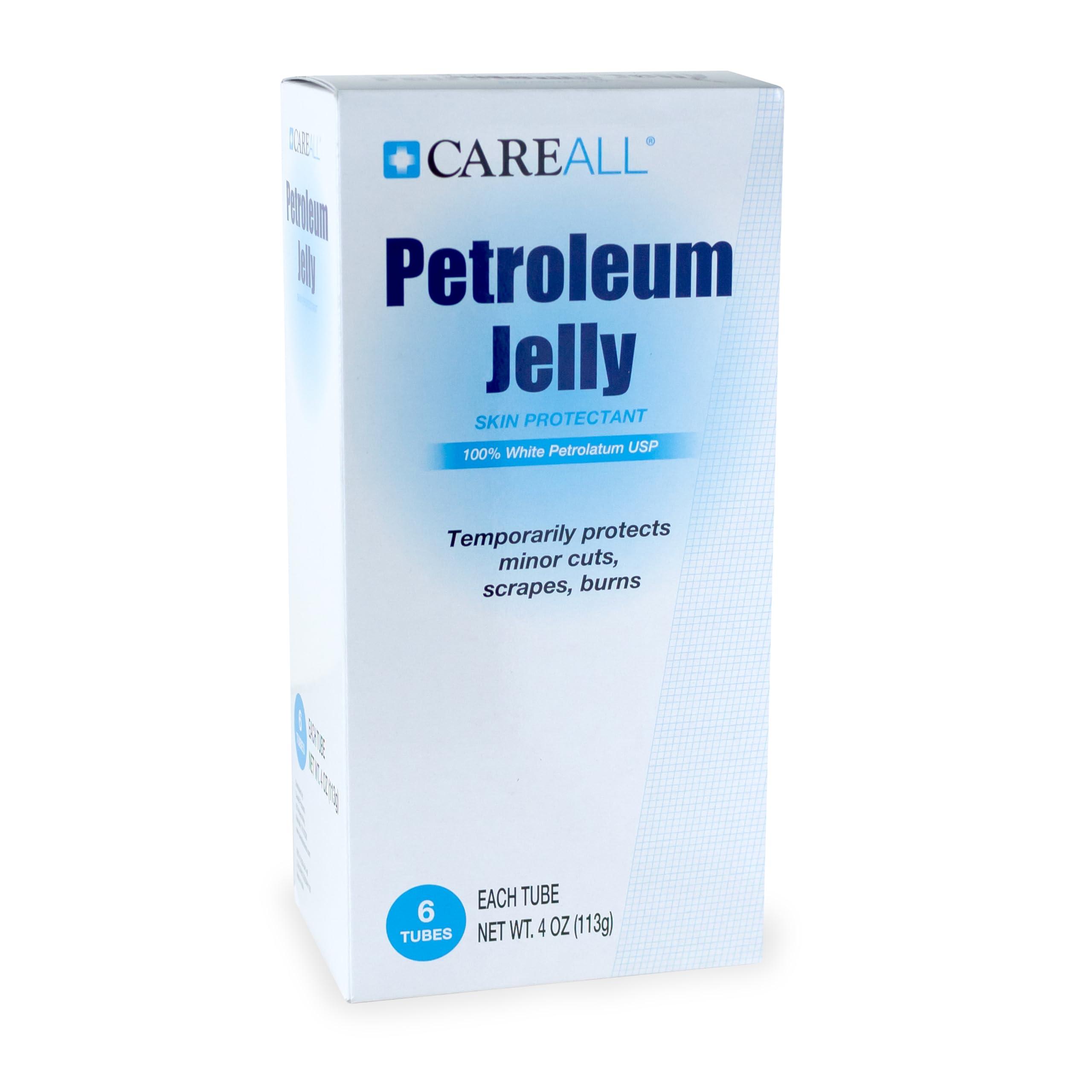 CareALL Petroleum Jelly 4 Oz. Tube (6 Pack), Unscented, 100% Pure White Petrolatum Jelly USP, Moisturizer for Dry Cracked Skin and Lips, Protectant for Minor Cuts, Scrapes, Burns. - Image 5