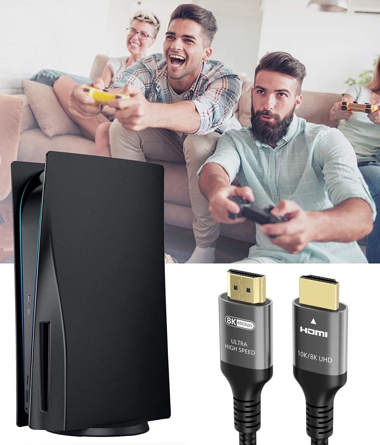 Ubluker 10K 8K 4K HDMI Cable 48Gbps 6.6 FT, Certified Ultra High Speed HDMI® Cable 4K 240Hz 144Hz 120Hz 8K60Hz 0.01ms HDR10+ eARC HDCP2.3 Netflix Roku TV PC Monitor Projector PS5 Xbox - Image 6