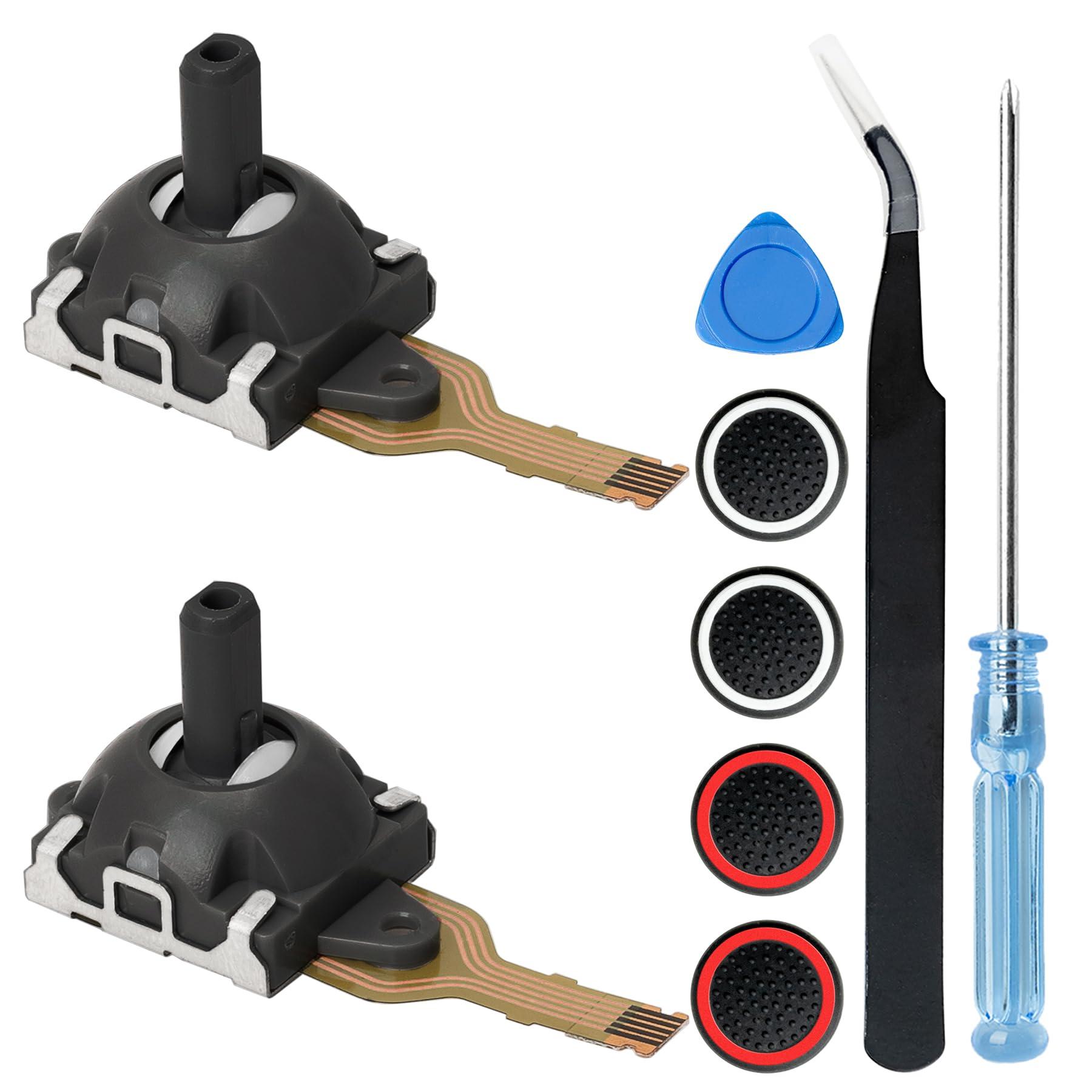 Sedicoca 2 Pack Hall Joystick Replacement for ROG Ally, Hall Joystick Compatible with ASUS ROG Ally Compatible with GPD WIN3 Handheld, Analog Stick Transducer Drift Repair Kit, ROG Ally Accessories