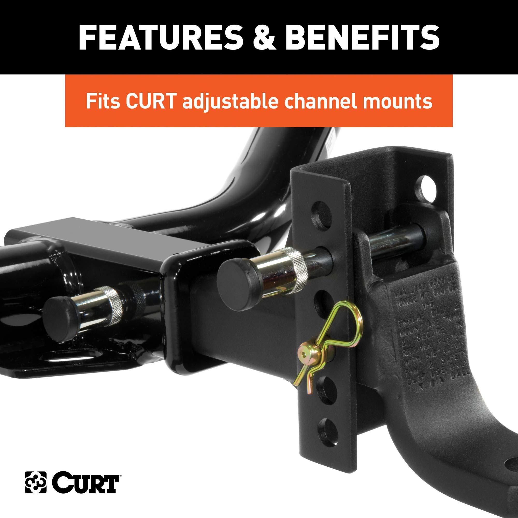 CURT 23556 Lock Set for Adjustable Channel Mounts - Image 4