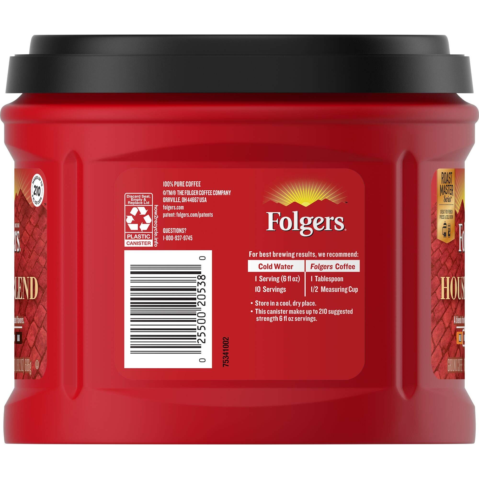 Folgers House Blend Medium Roast Ground Coffee, 24.2 Ounces - Image 3