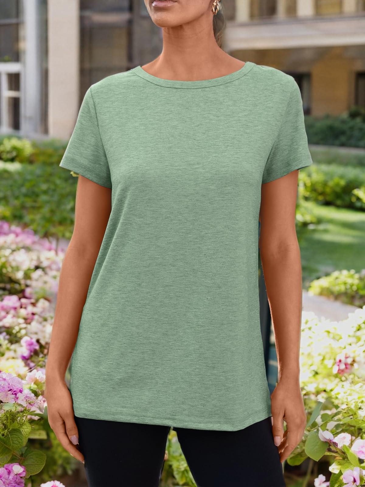AUTOMET Summer Tops Women Spring Short Sleeve Shirts Beach Vacation Outfits Plus Size Workout Tshirts Casual Clothes 2025 - Image 6
