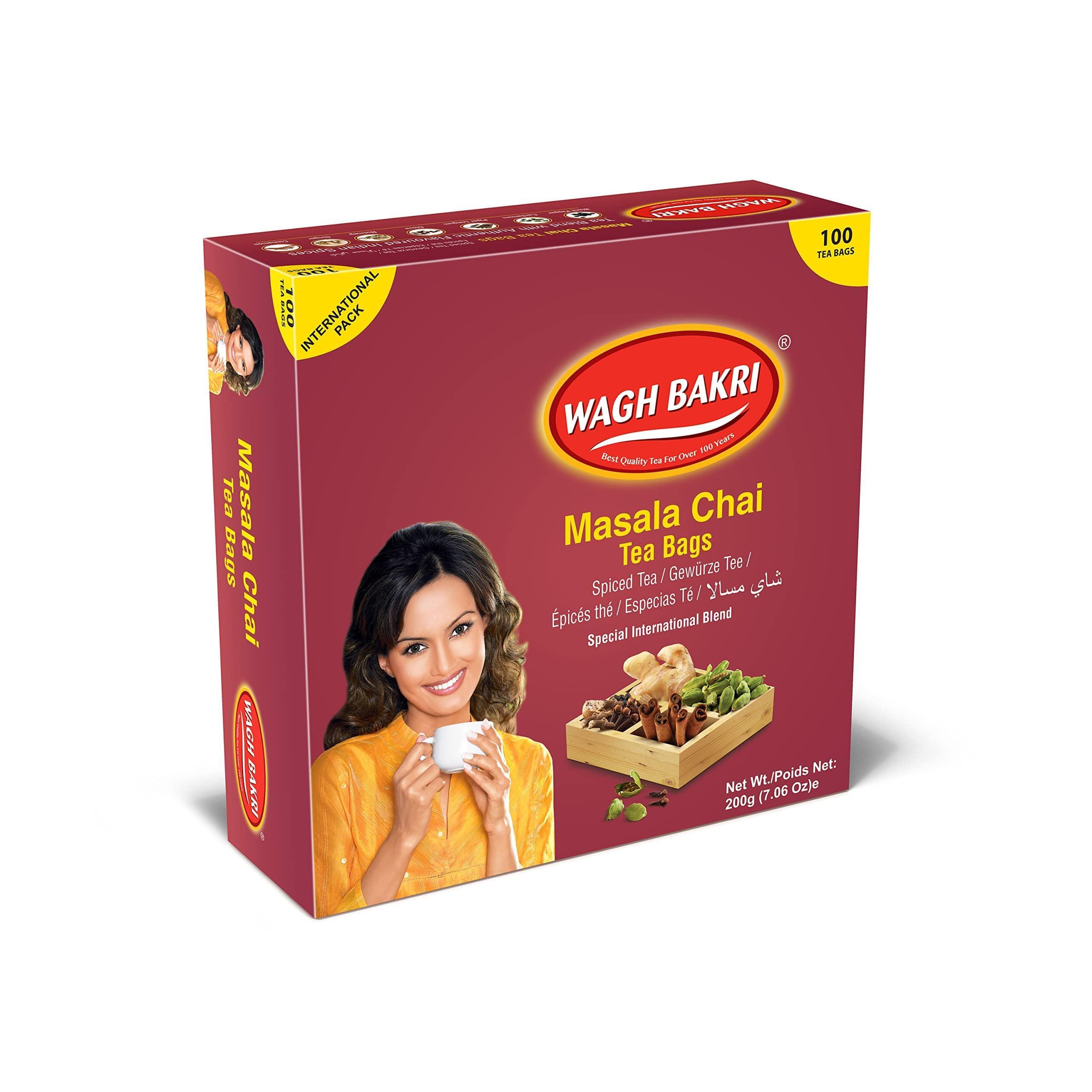 Wagh Bakri Masala Chai Tea 100 Bags Celebration Offer with 25 Green Tea Bags FREE - Image 4