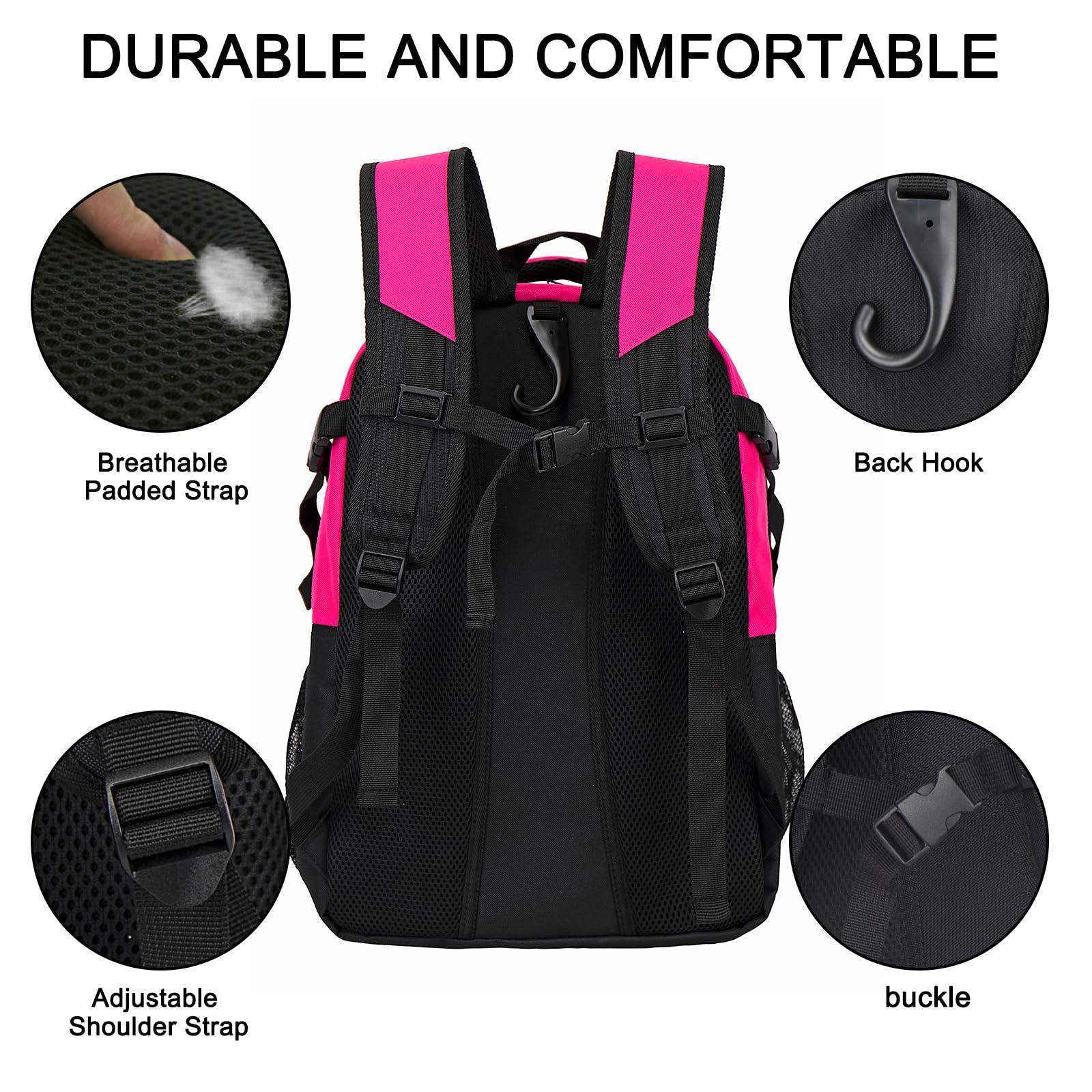 LARIPOP Tennis Bag Tennis Backpack for Women and Men 2 Rackets with Separate Shoe Compartment - Image 5