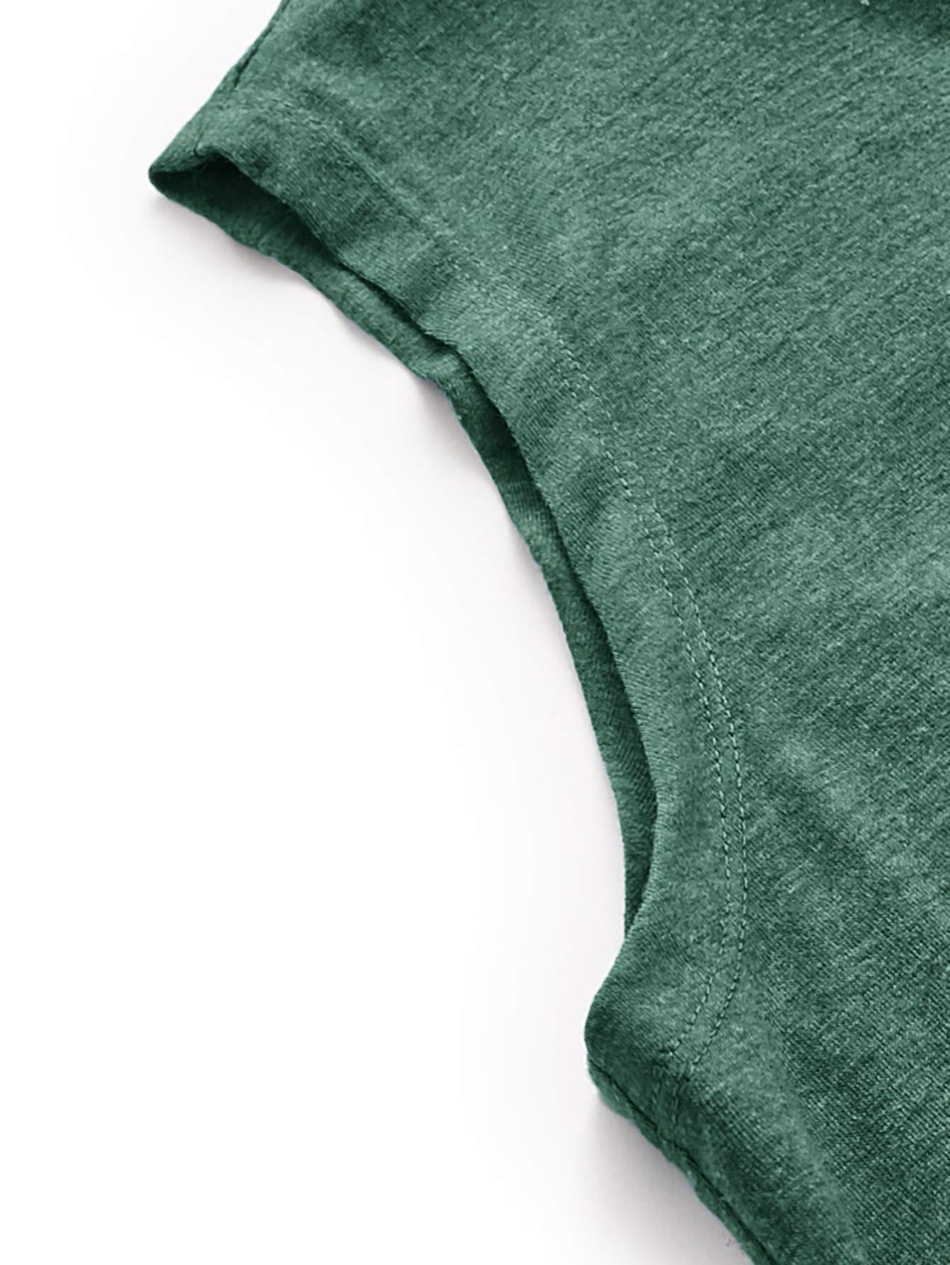 SweatyRocks Women's Summer Sleeveless Hooded Tank Top T-Shirt for Athletic Exercise Relaxed Breathable - Image 4