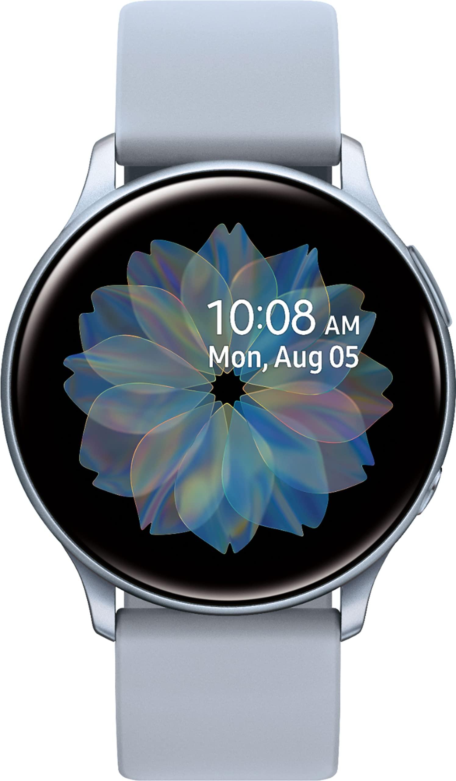Samsung Galaxy Watch Active 2 (40mm, GPS, Bluetooth) Smart Watch with Advanced Health Monitoring, Fitness Tracking, and Long Lasting Battery, Silver, SM-R830NZSCXAR (Renewed) - Image 6