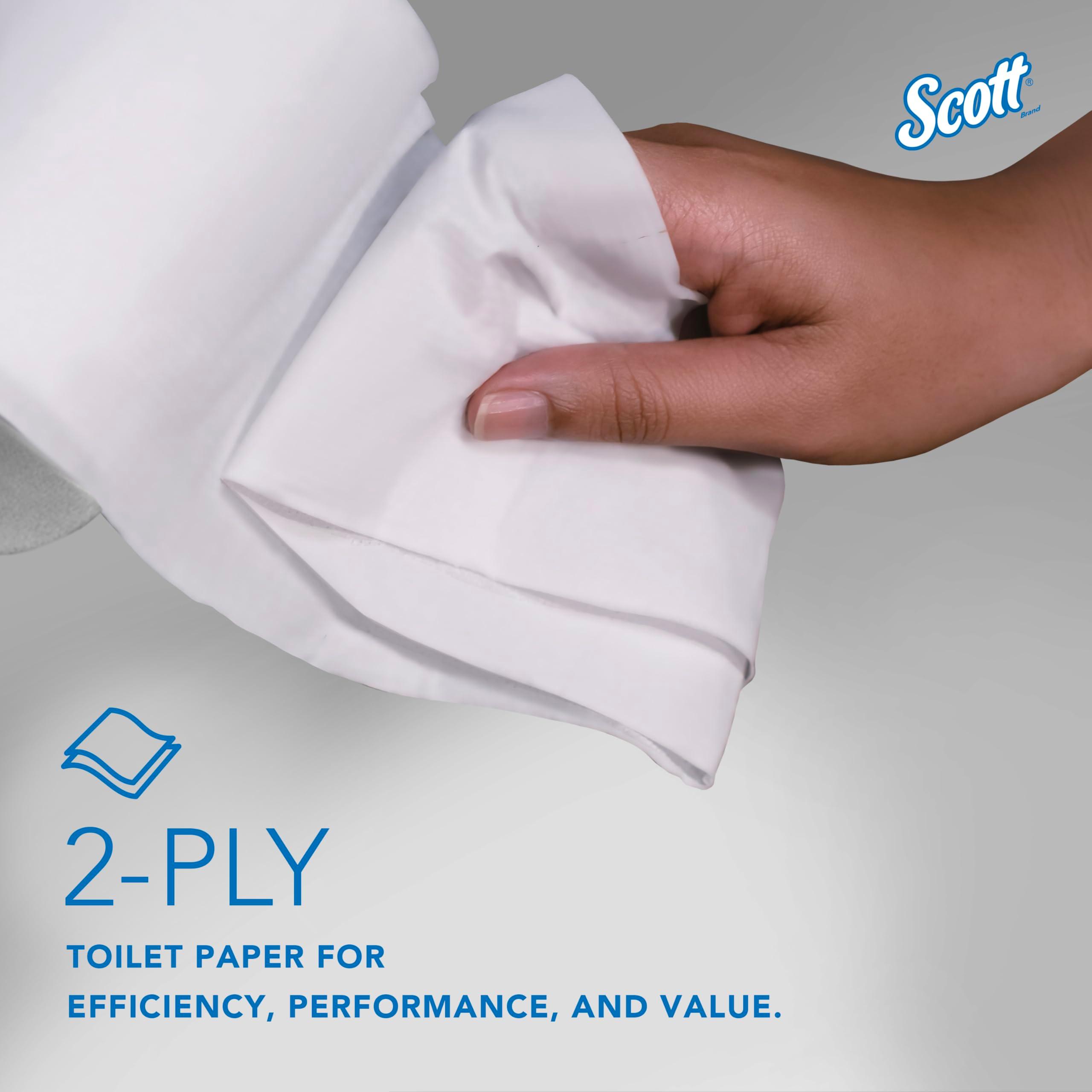 Scott® Essential Coreless High-Capacity Standard Roll Bulk Toilet Paper (04007), 2-Ply, White (1,000 Sheets/Roll, 36 Rolls/Case, 36,000 Sheets/Case) - Image 6