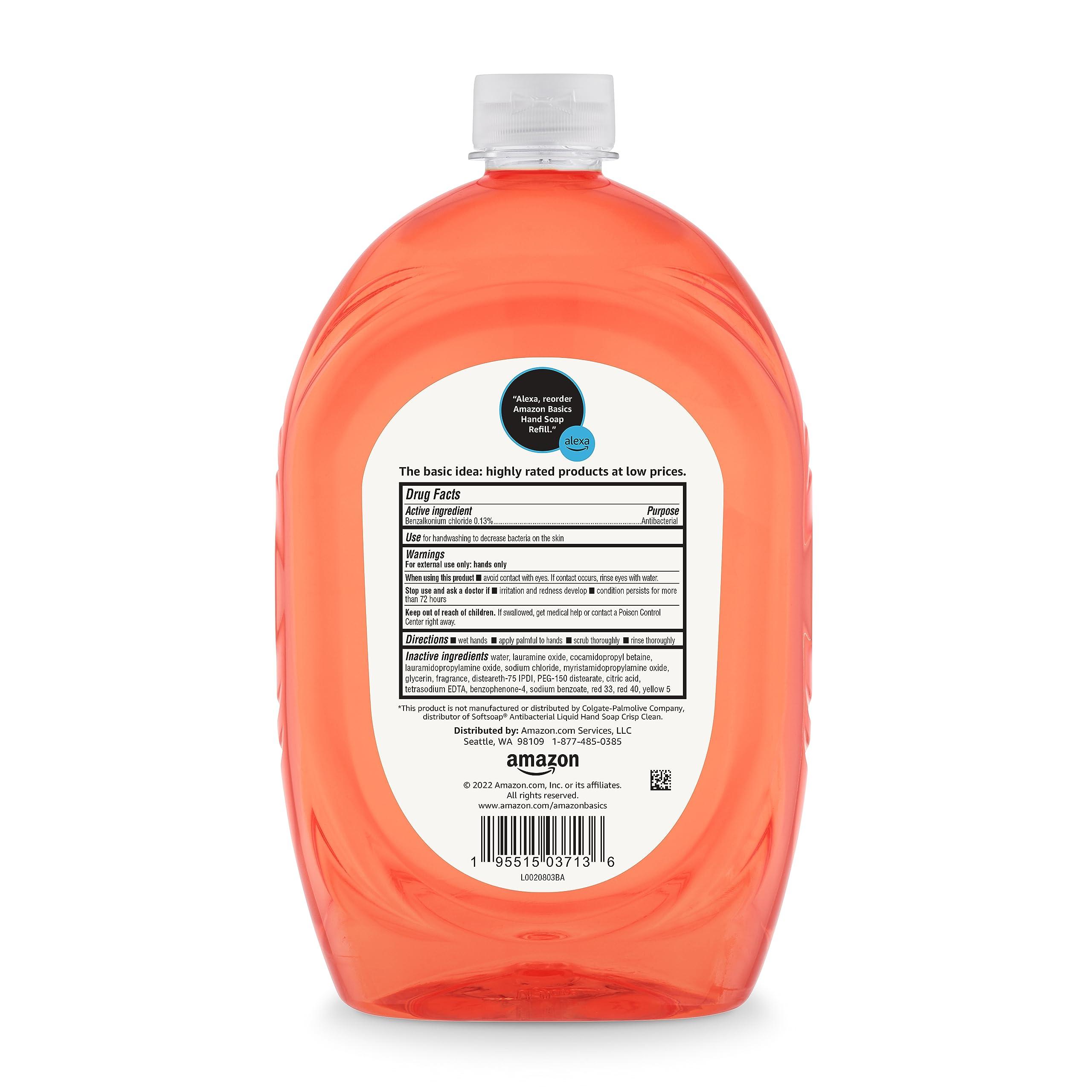 Amazon Basics Liquid Hand Soap Refill, Light Moisturizing, Triclosan-Free, Citrus, 50 Fl Oz (Pack of 1) (Previously Solimo) - Image 2