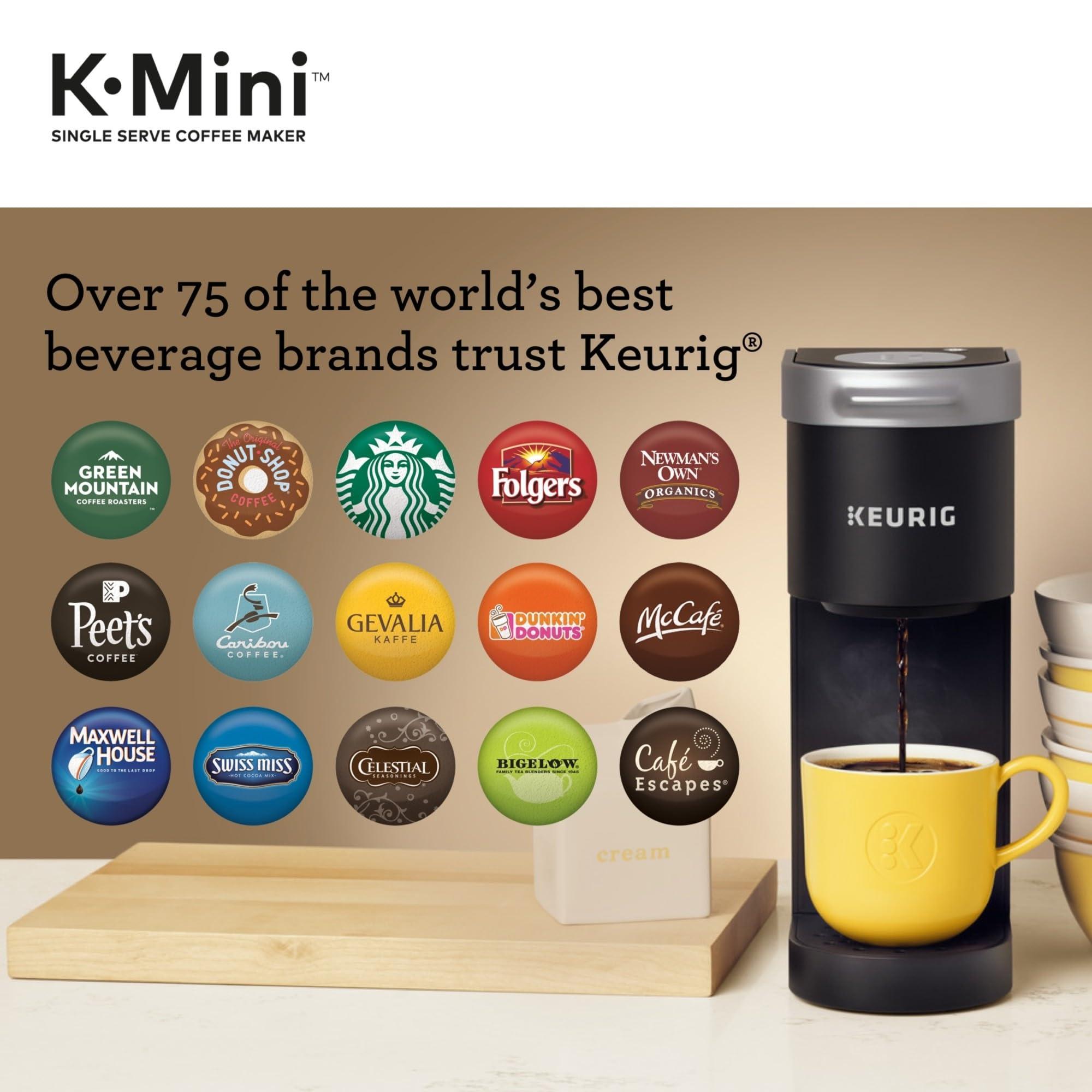 Keurig K-Mini Single Serve K-Cup Pod Coffee Maker, 6 to 12oz Brew size, with Cord Storage, Perfect for Small Spaces, Black - Image 10