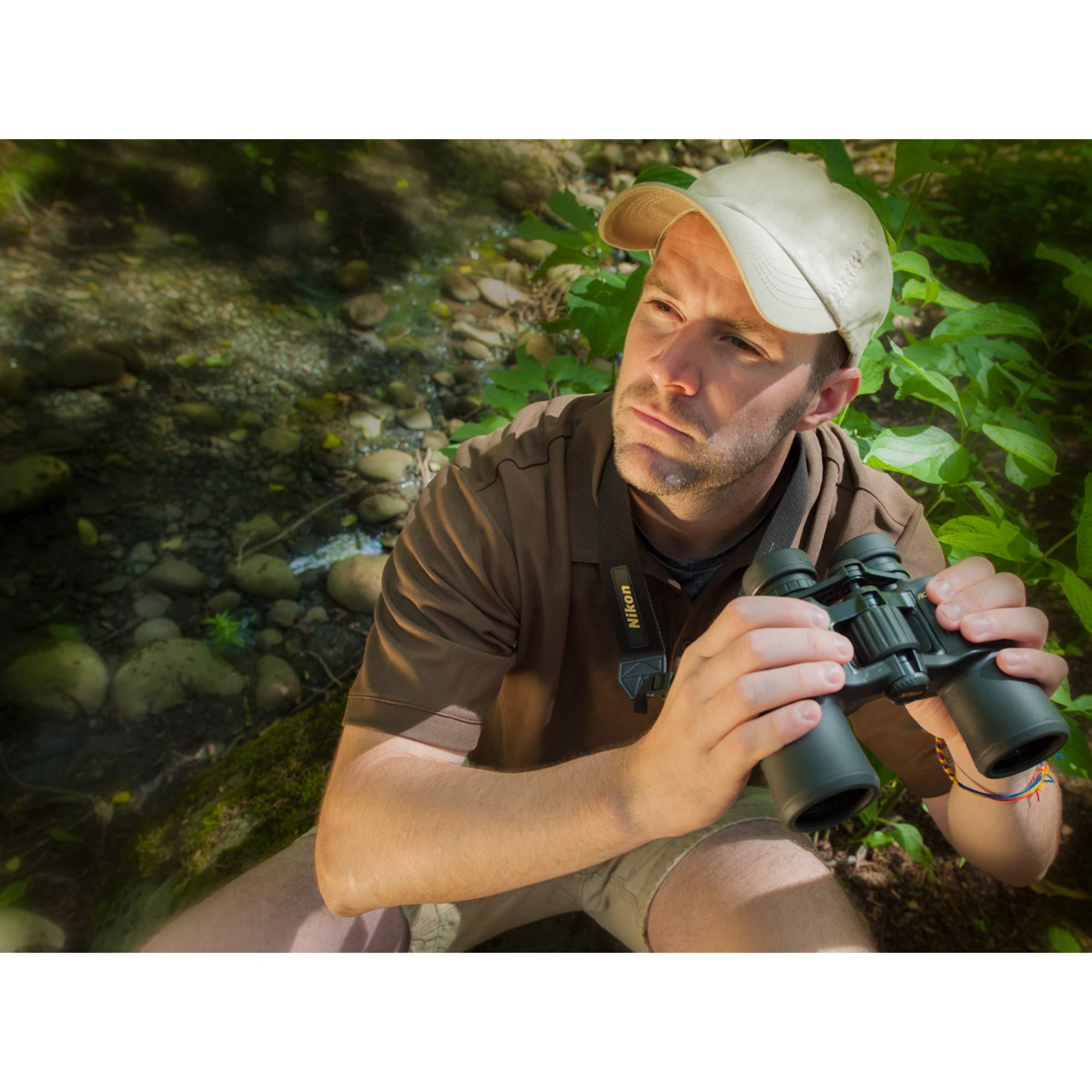 Nikon ACULON A211 10x42 Binocular | Multilayer coating, Porro prism Binocular with turn and slide eyecups, Tripod Adaptable | Official Nikon USA Model - Image 5
