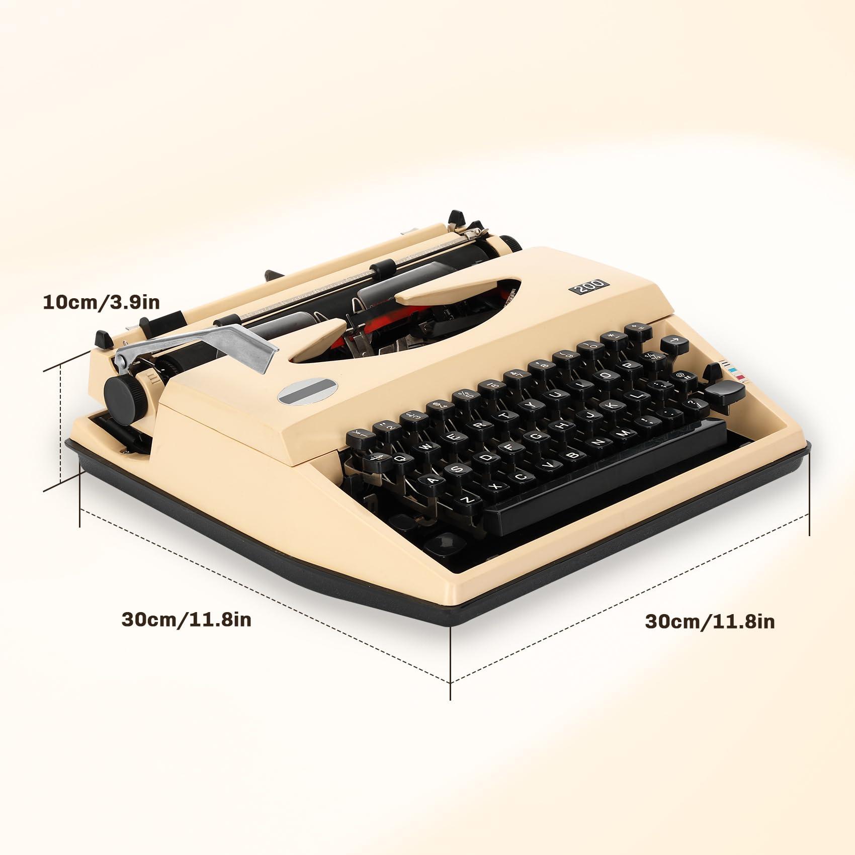 Legacy Manual Typewriter,Coffee Traditional Portable Vintage Typewriter Deeply Restored by Craftsmen,Manual Typewriter for Writing,Letters and Vintage Collectible Present - Image 7