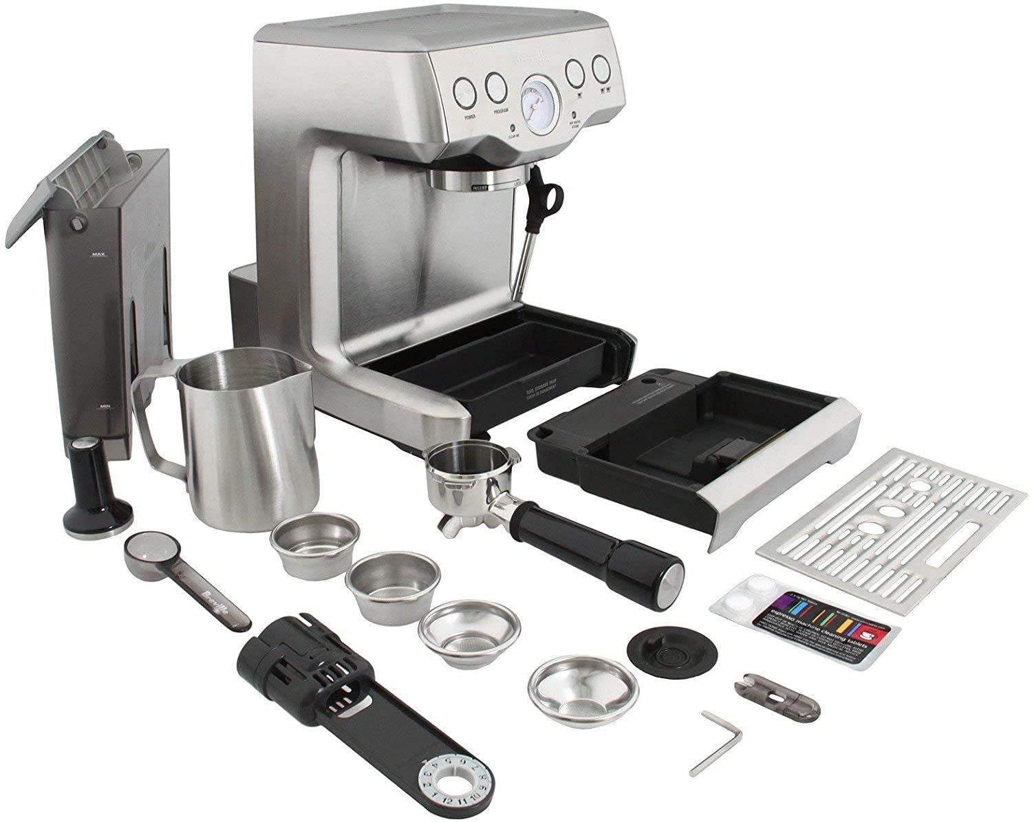 Breville Infuser Espresso Machine BES840XL, Brushed Stainless Steel - Image 8
