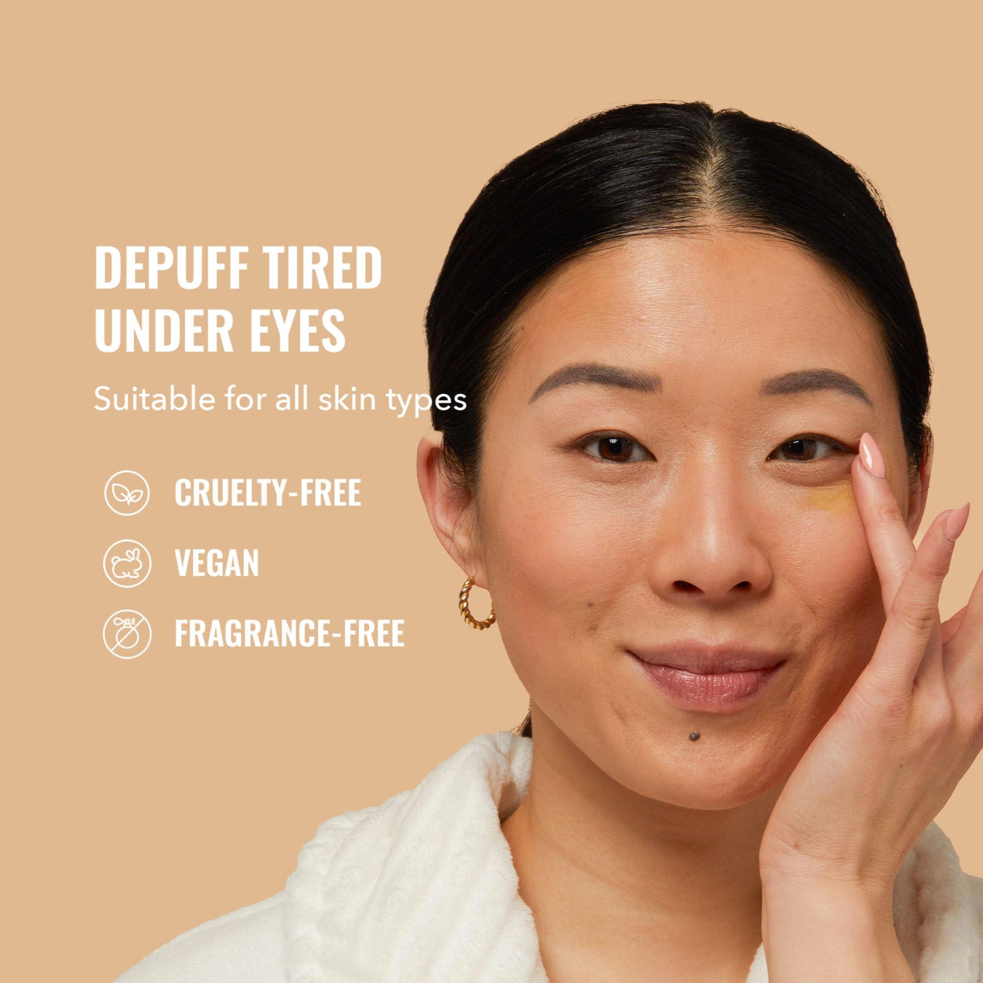 Good Molecules Yerba Mate Wake Up Eye Gel - Hydrating Under Eye Gel Cream with Hyaluronic Acid and Caffeine - Target Dark Circles and Puffiness - Skin Care for Face - Image 2