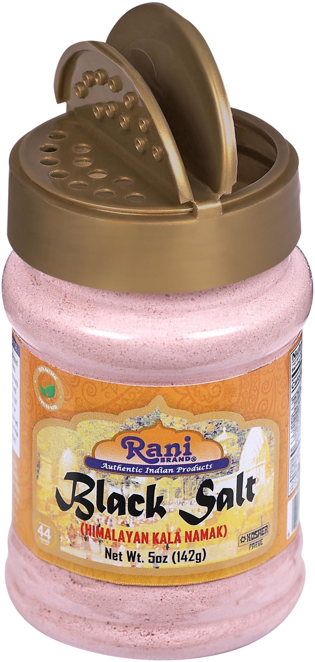 Rani Black Salt Powder (Kala Namak) Mineral 5oz (142g) PET Jar ~ Unrefined, Pure and Natural | Vegan | Gluten Friendly | NON-GMO | Indian Origin | Perfect for Tofu Scramble - Image 7