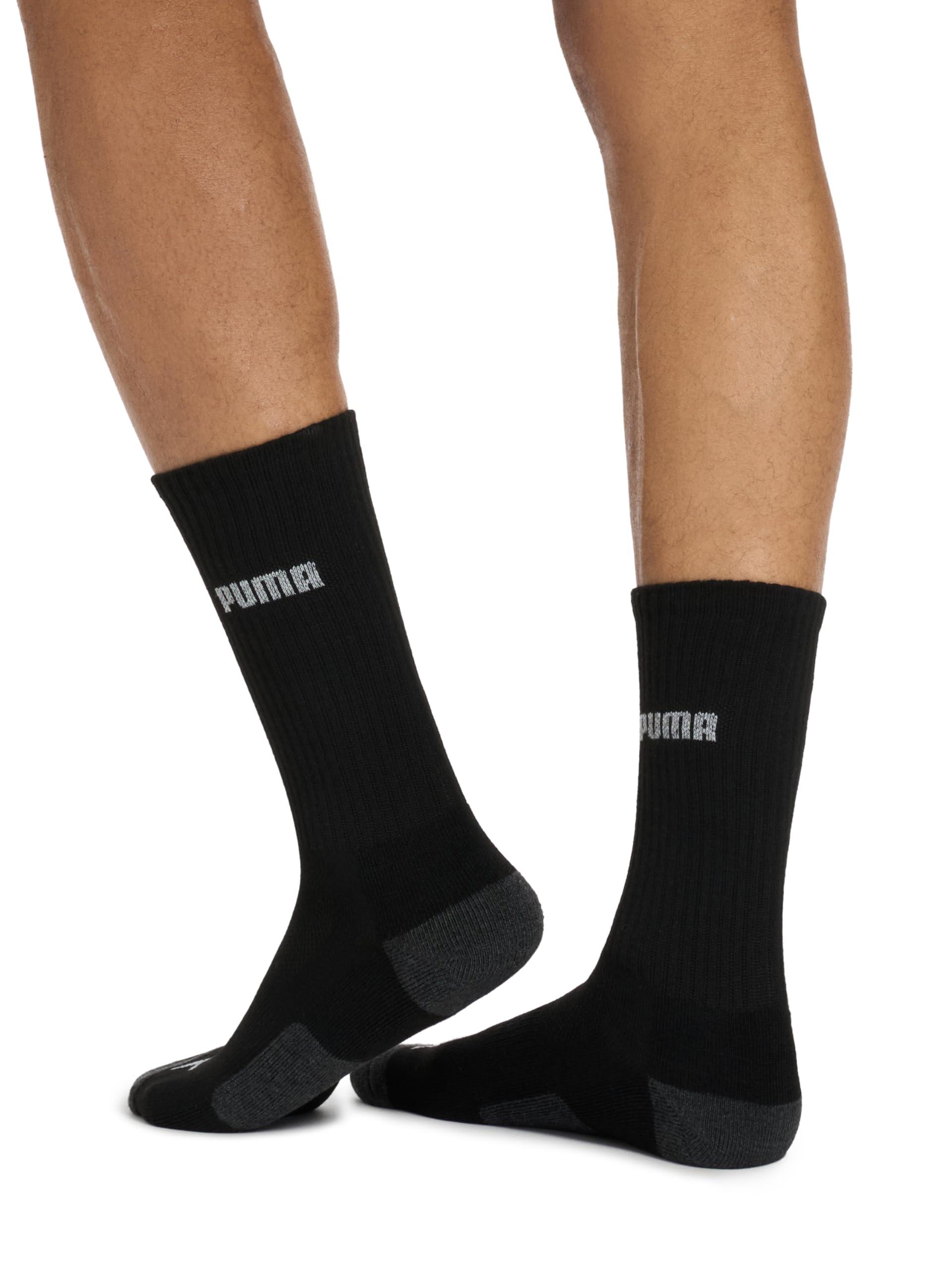 PUMA Men's 6 Pack Crew Socks - Image 6
