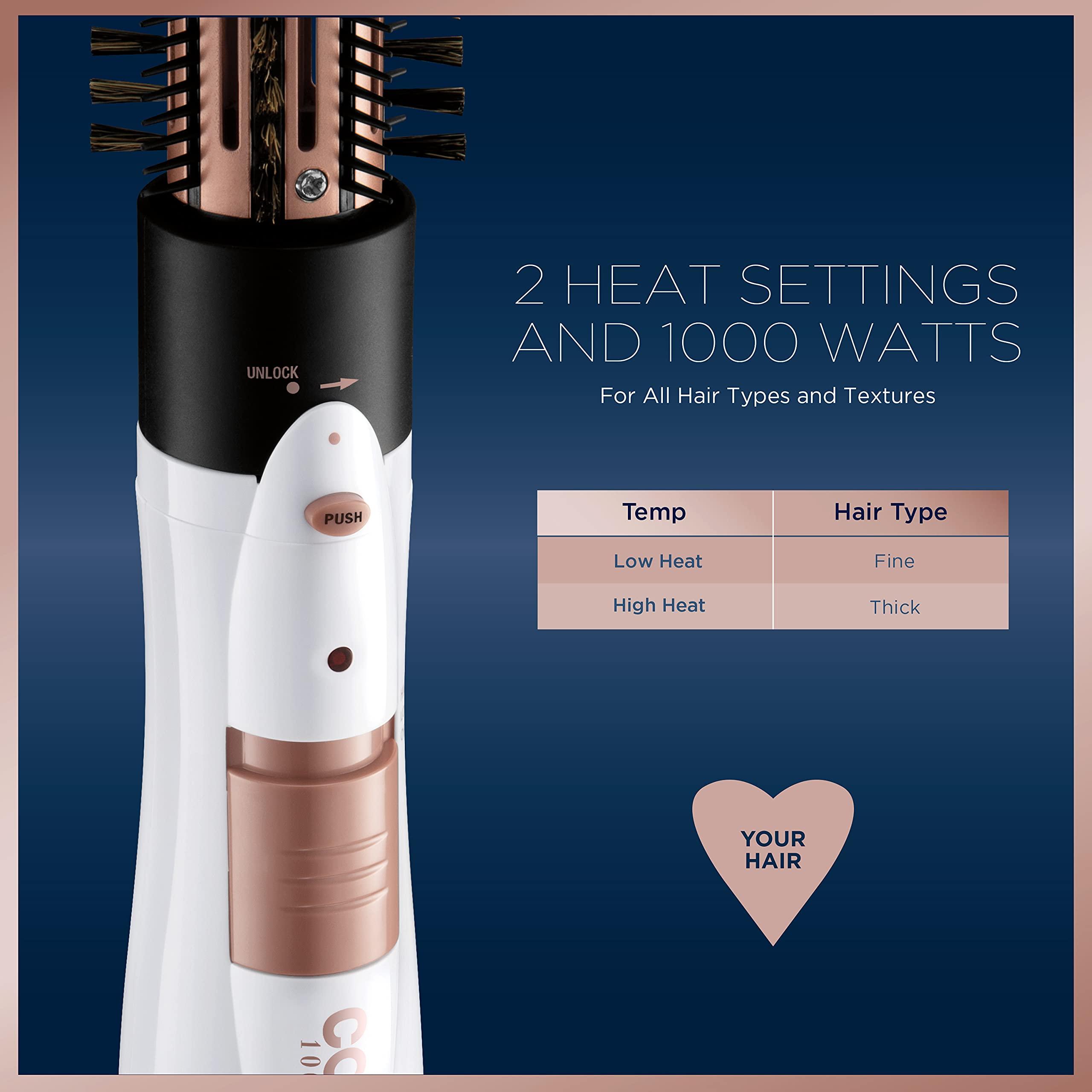 Conair Double Ceramic Hot Air Brush, 3-in-1, Dry as You Style - Image 3