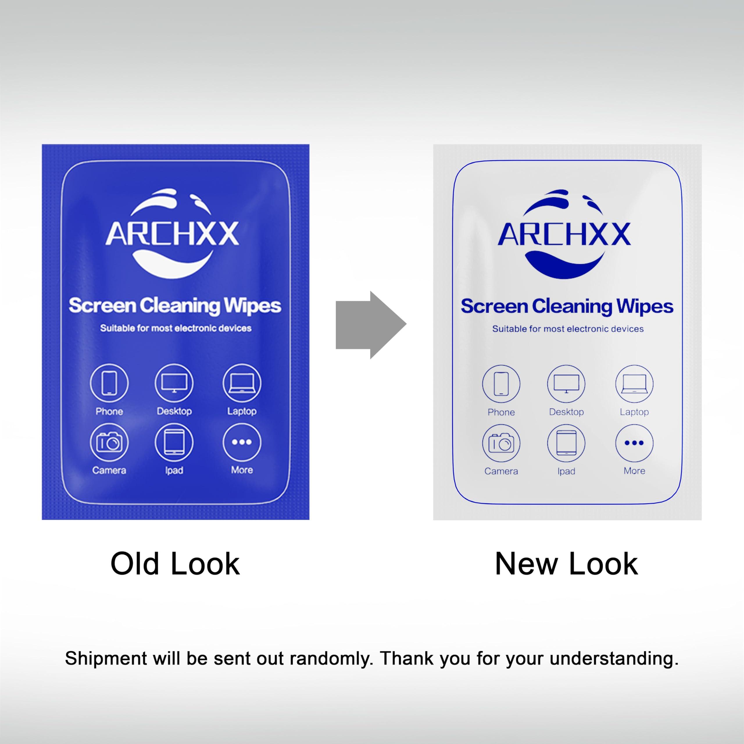 ARCHXX Screen Wipes for Electronics, 120 Count 6"x6" Pre-Moistened Screen Cleaner for Screens, Computer,Laptop,Tablet,Phone,Monitor,Car Screen Cleaner, Lens Wipes Individually Wrapped - Image 2