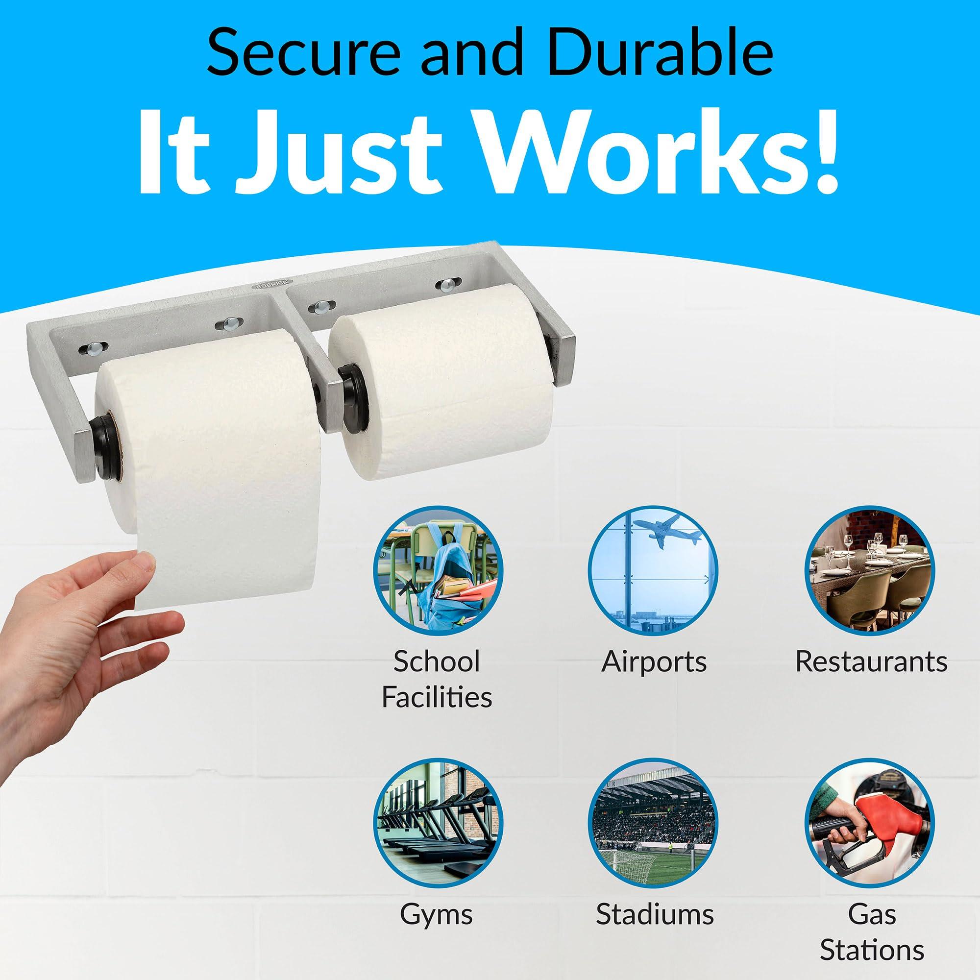 Bobrick Toilet Tissue Dispenser for Two Rolls (Model B-2740) - Image 9