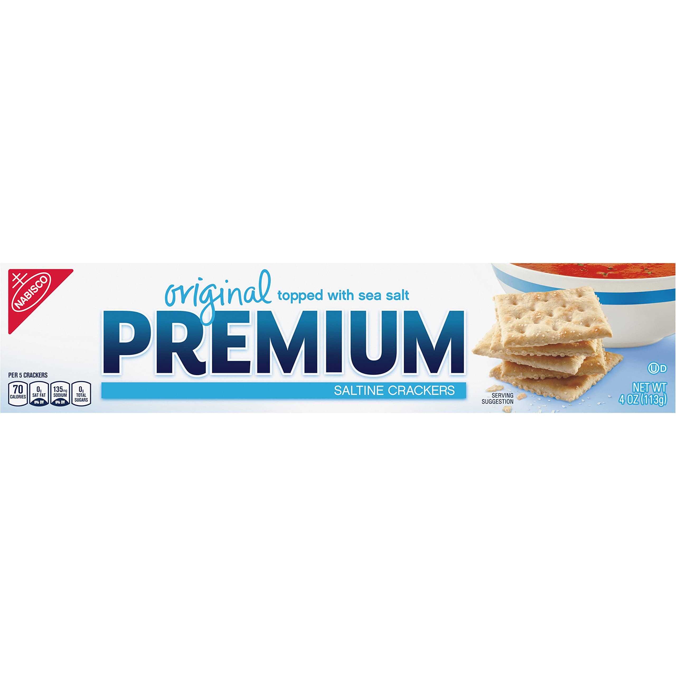 Premium Original Saltine Crackers, Lunch Snacks, Bulk Snacks, 12 - 4 oz Boxes - Image 20