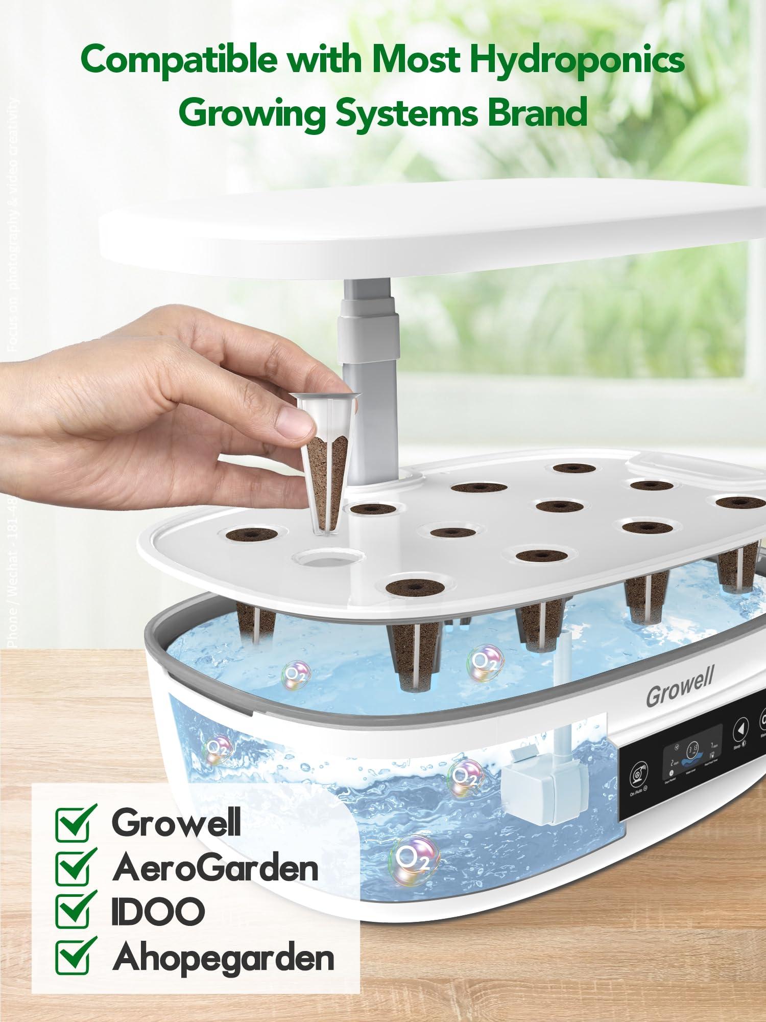 Growell Grow Sponges 120 Pack, Seed Pods Replacement Compatible with Aerogarden and Others, Hydroponic Sponges for Indoor Growing Systems - Image 3