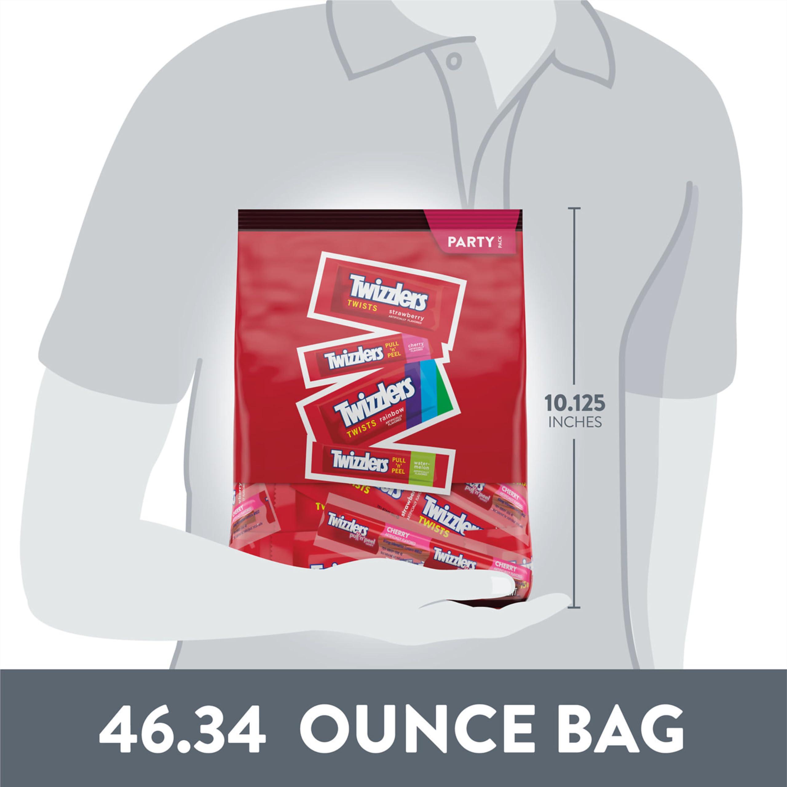 TWIZZLERS Assorted Flavored Licorice Style, Candy Bulk Party Pack, 46.34 oz - Image 9