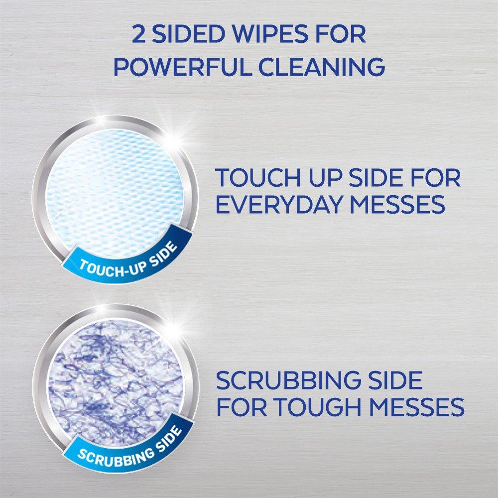 Lysol, Dual Action Complete Clean Disinfecting Wipes, White, 75 Count, Citrus, 450 Count, (Pack of 6) - Image 3