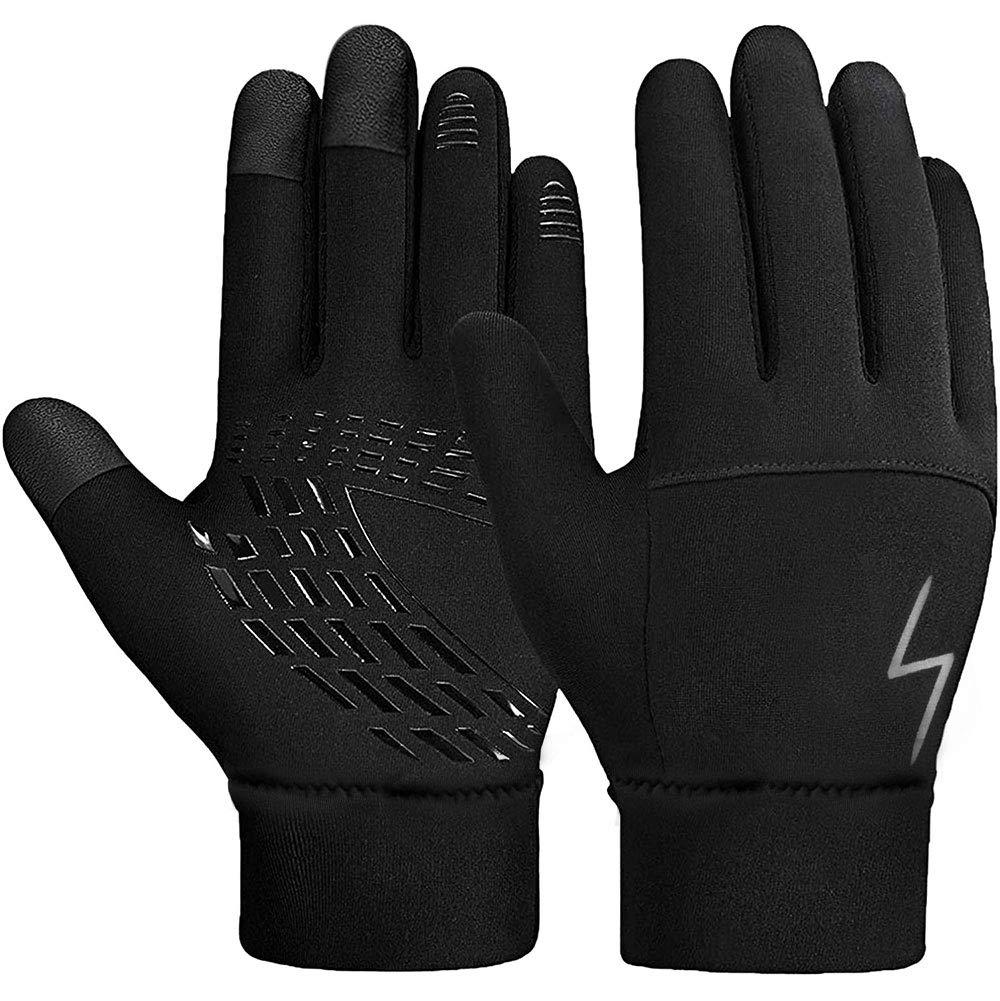 YukiniYa Kids Winter Gloves Back Water Repellent Touchscreen Warm Fleece Anti-slip for Boys Girls Teen 3-15 Years