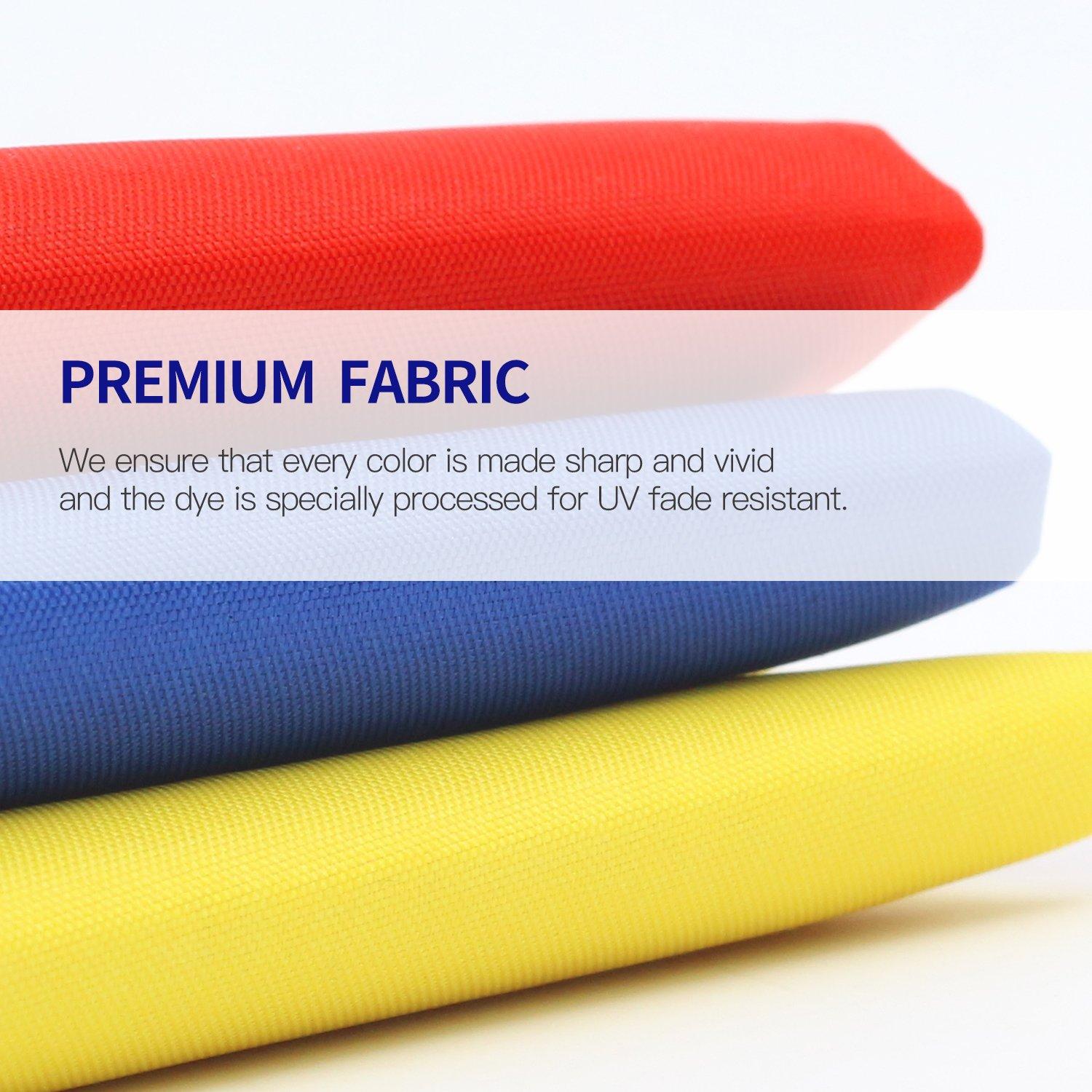 Anley Fly Breeze 3x5 Foot Solid White Flag - Vivid Color and Fade proof - Canvas Header and Double Stitched - Plain White Flags Polyester with Brass Grommets 3 X 5 Ft - Image 5