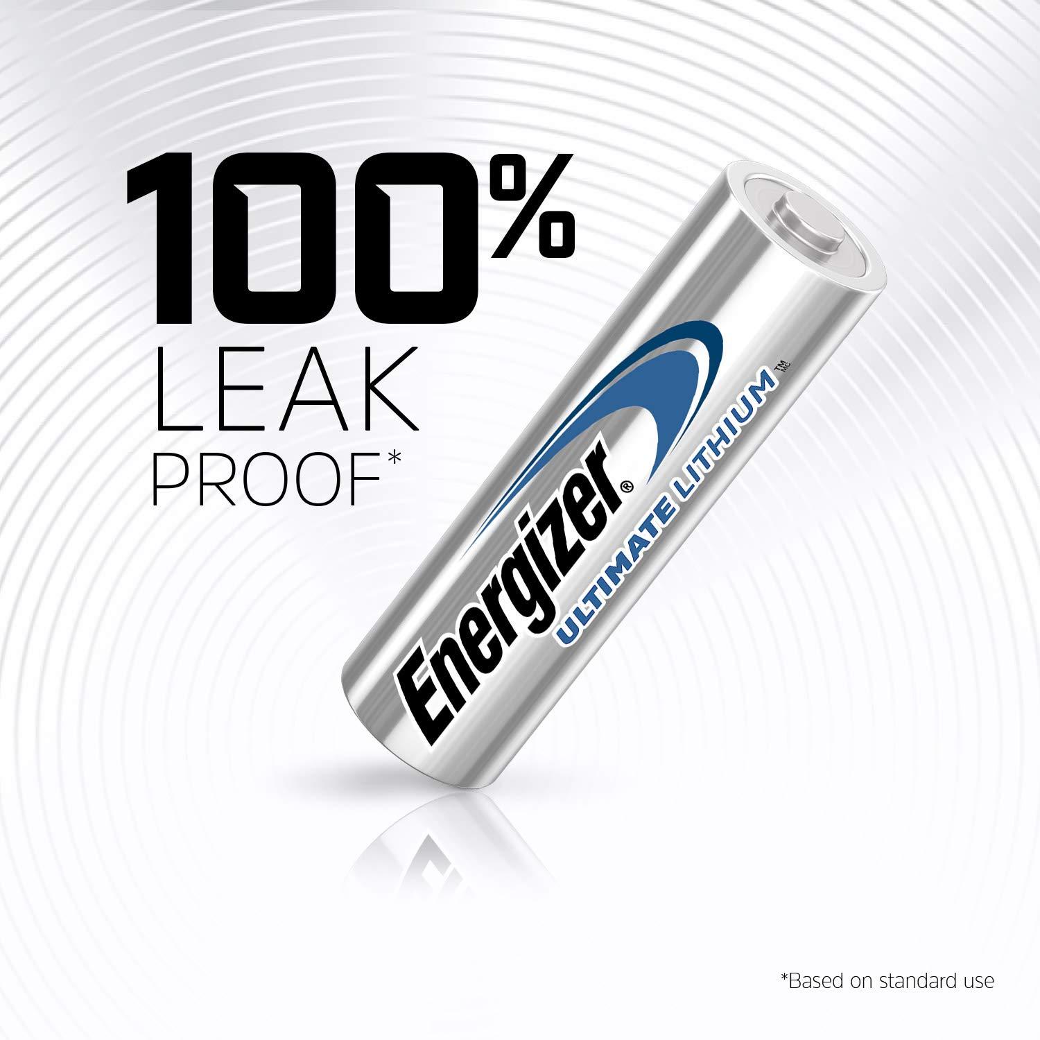 Energizer Ultimate Lithium AA Batteries (4 Pack), 1.5V Lithium Double A Batteries - Image 6