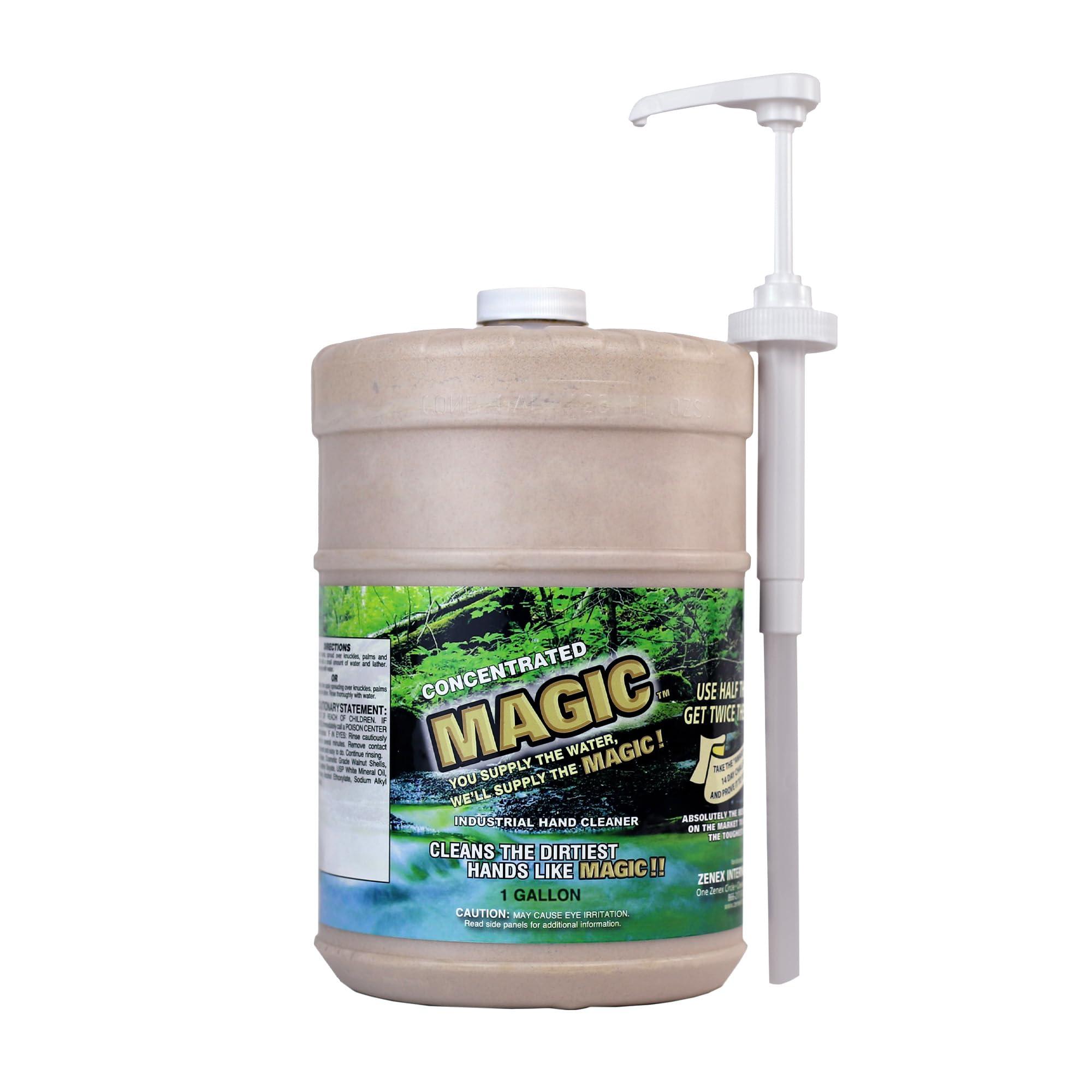 Zenex Magic Hand Soap - Industrial Hand Cleaner for Auto Mechanics | Shop Soap | Walnut Shell Scrubbers to Remove Grease, Oil, Ink & Paint | Moisturizing Ingredients | 1 gallon (4 Pack) - Image 3