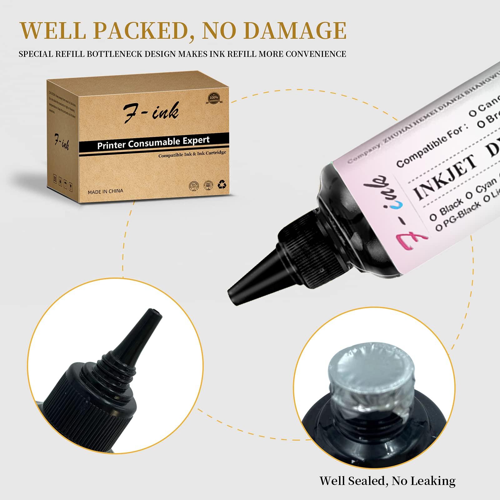 F-ink 5 Bottles Ink and Ink Refill Kits Compatible with Hp Inkjet Ink Cartridges 67XL 65XL 667XL 21XL 22XL 27XL 28XL 21 22 56 57 58 -Ink Tools for Reuse The Cartridge - Image 5