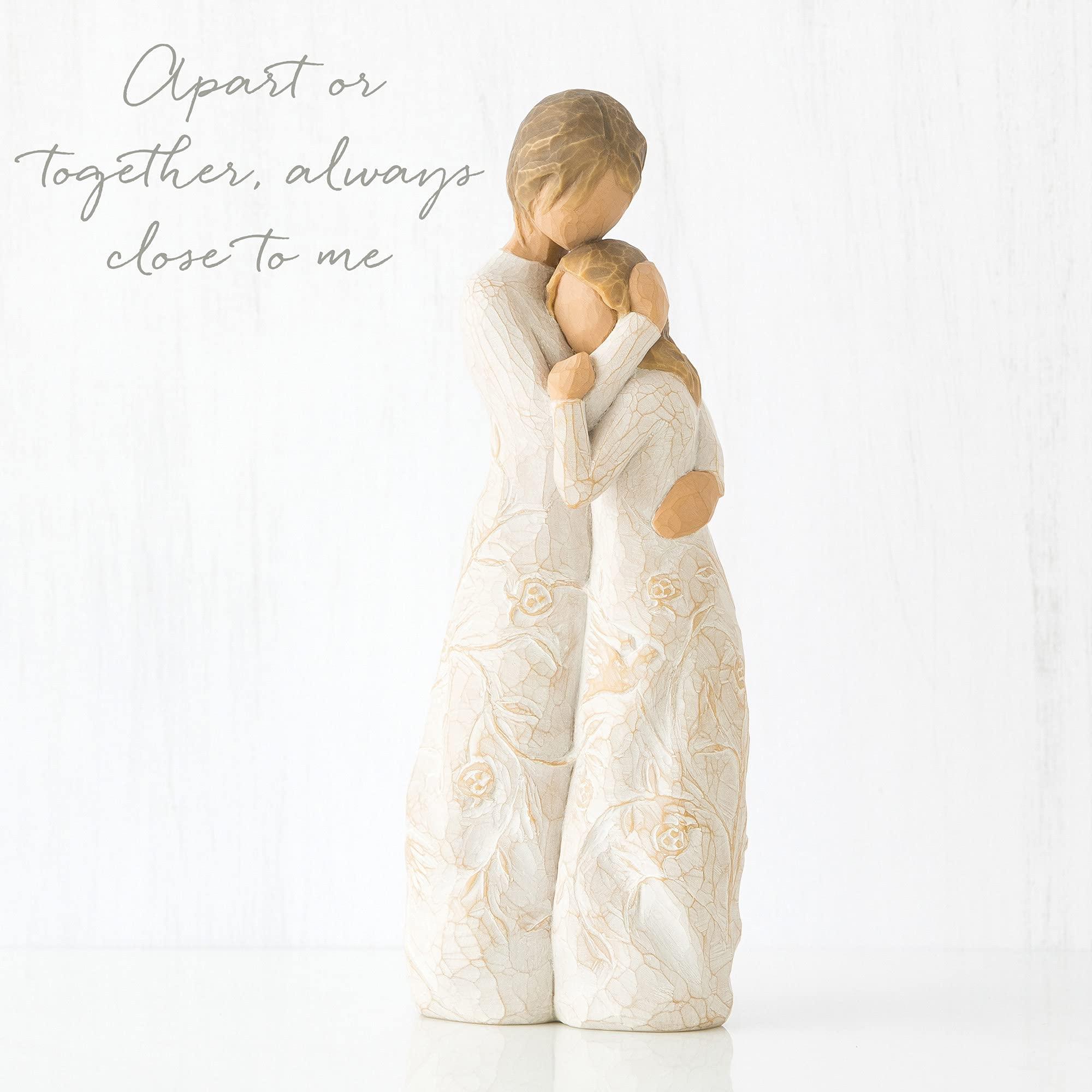 Willow Tree Close to me, Apart or Together, Always Close to me, Expresses Loving Relationships Between Mother and Daughter, Sisters or Friendships, Sculpted Hand-Painted Figure - Image 5