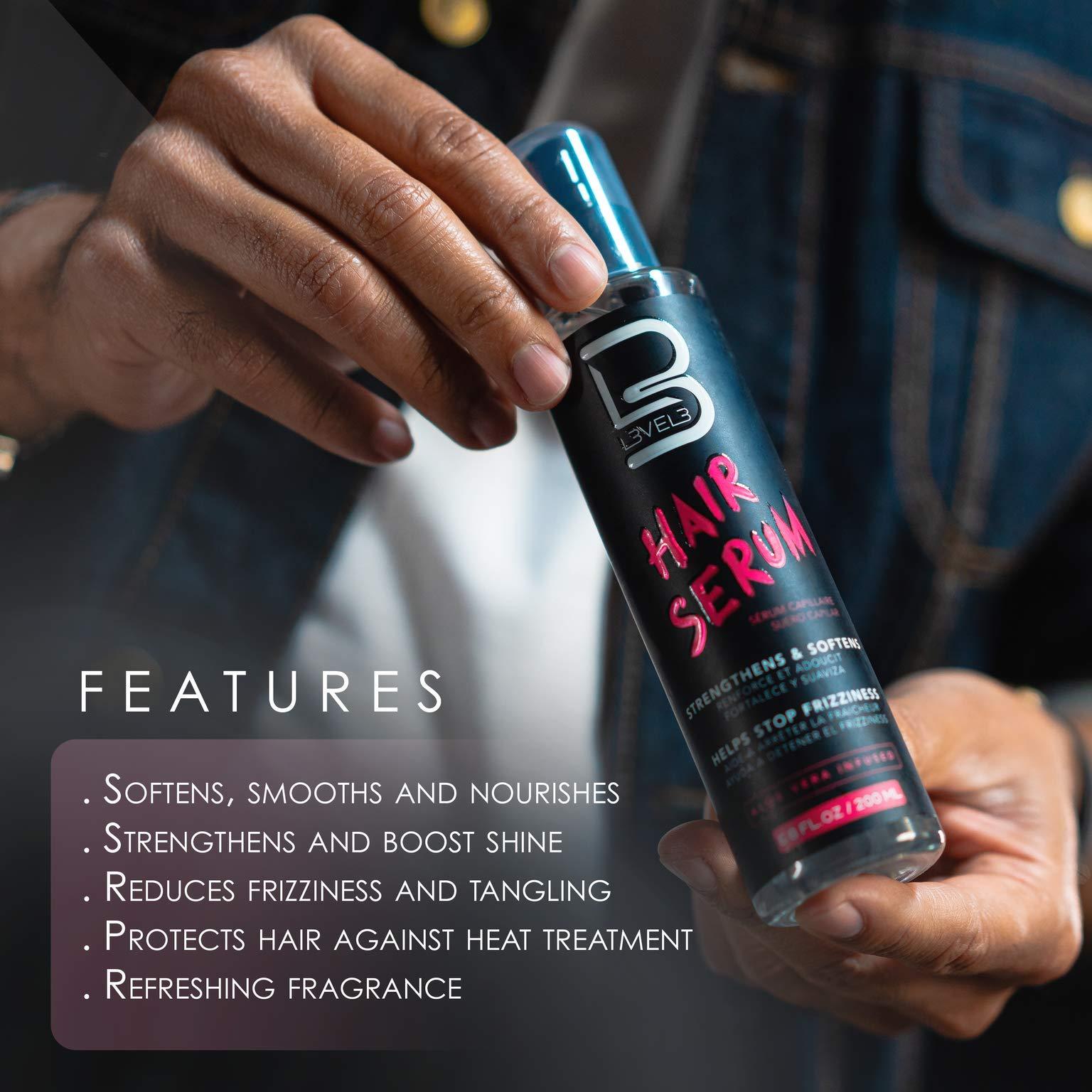 L3 Level 3 Hair Serum - Repairs your Damaged Hair - Softens and Smoothing - Level Three Hair Smoothing Serum - Reduces Frizziness - Image 2