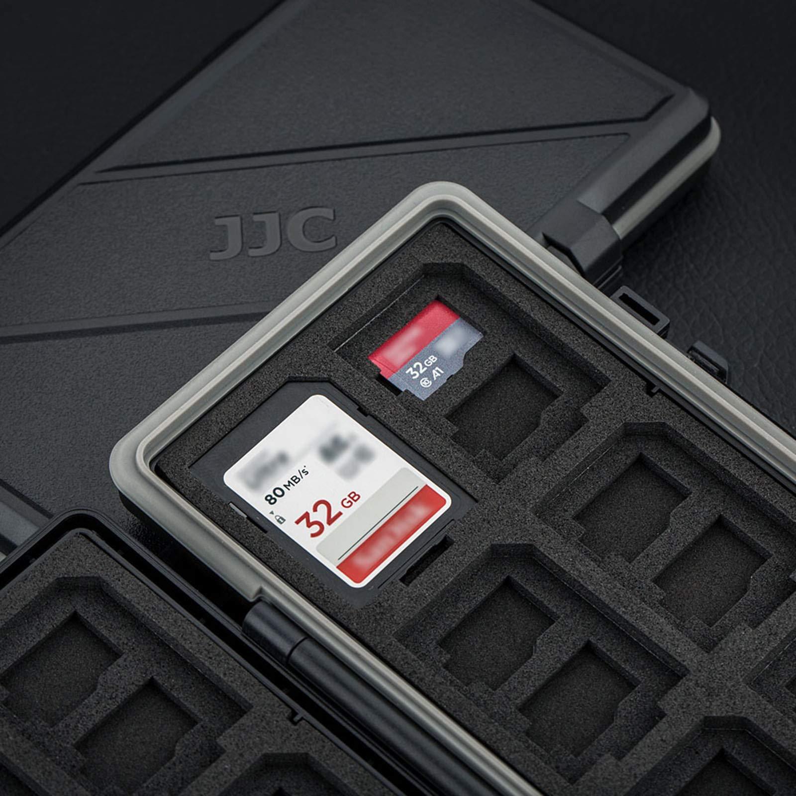 36 Slots Memory Card Case Water-Resistant Anti-Shock Memory Card Wallet for 24 Micro SD SDXC SDHC TF Cards and 12 SD SDXC SDHC Cards - Image 7