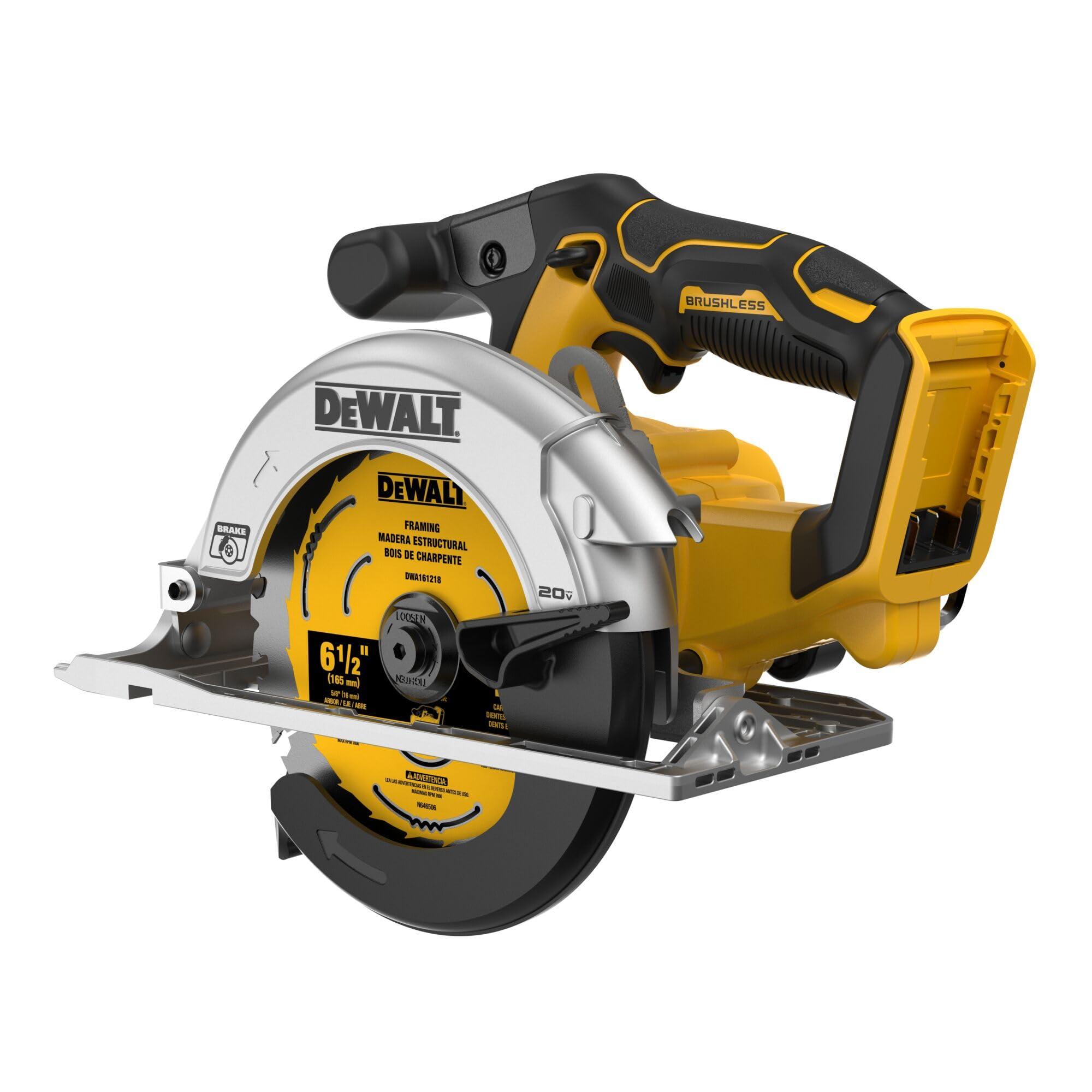 DEWALT 20V MAX* 6-1/2 in. Brushless Cordless Circular Saw, Tool Only (DCS565B) - Image 10